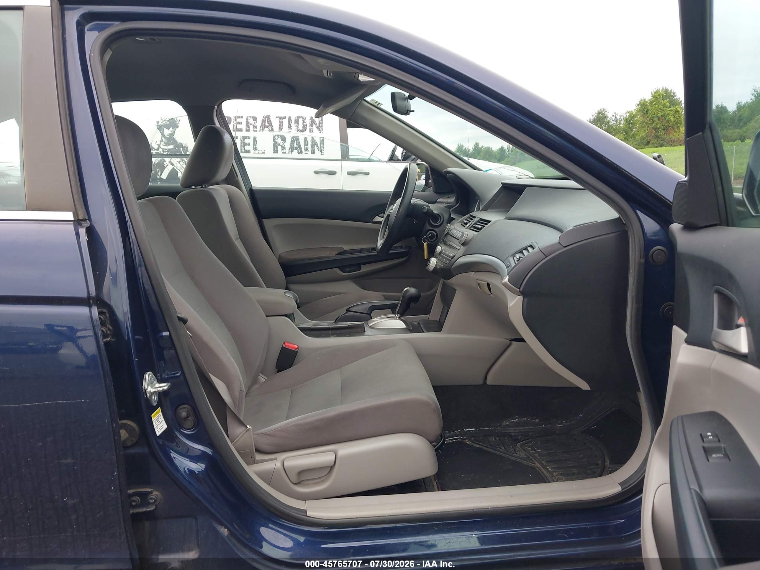 2011 Honda Accord 2.4 Lx-p Dark Blue vin: 1HGCP2F45BA040118