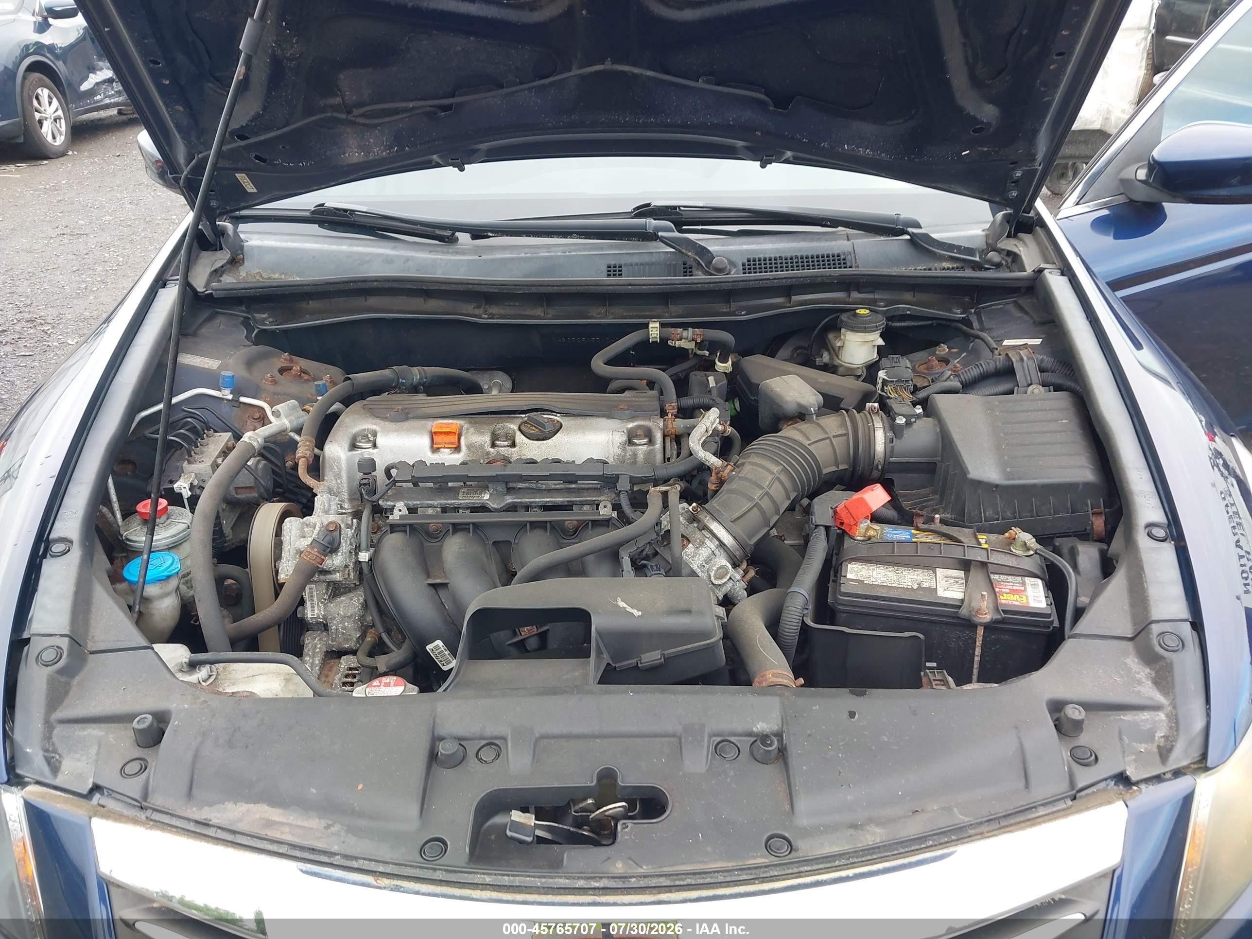 2011 Honda Accord 2.4 Lx-p Dark Blue vin: 1HGCP2F45BA040118