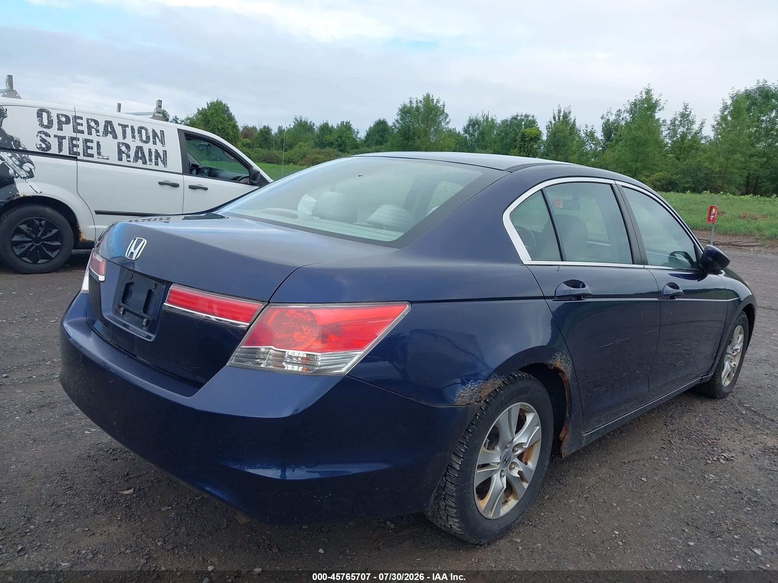 2011 Honda Accord 2.4 Lx-p Dark Blue vin: 1HGCP2F45BA040118