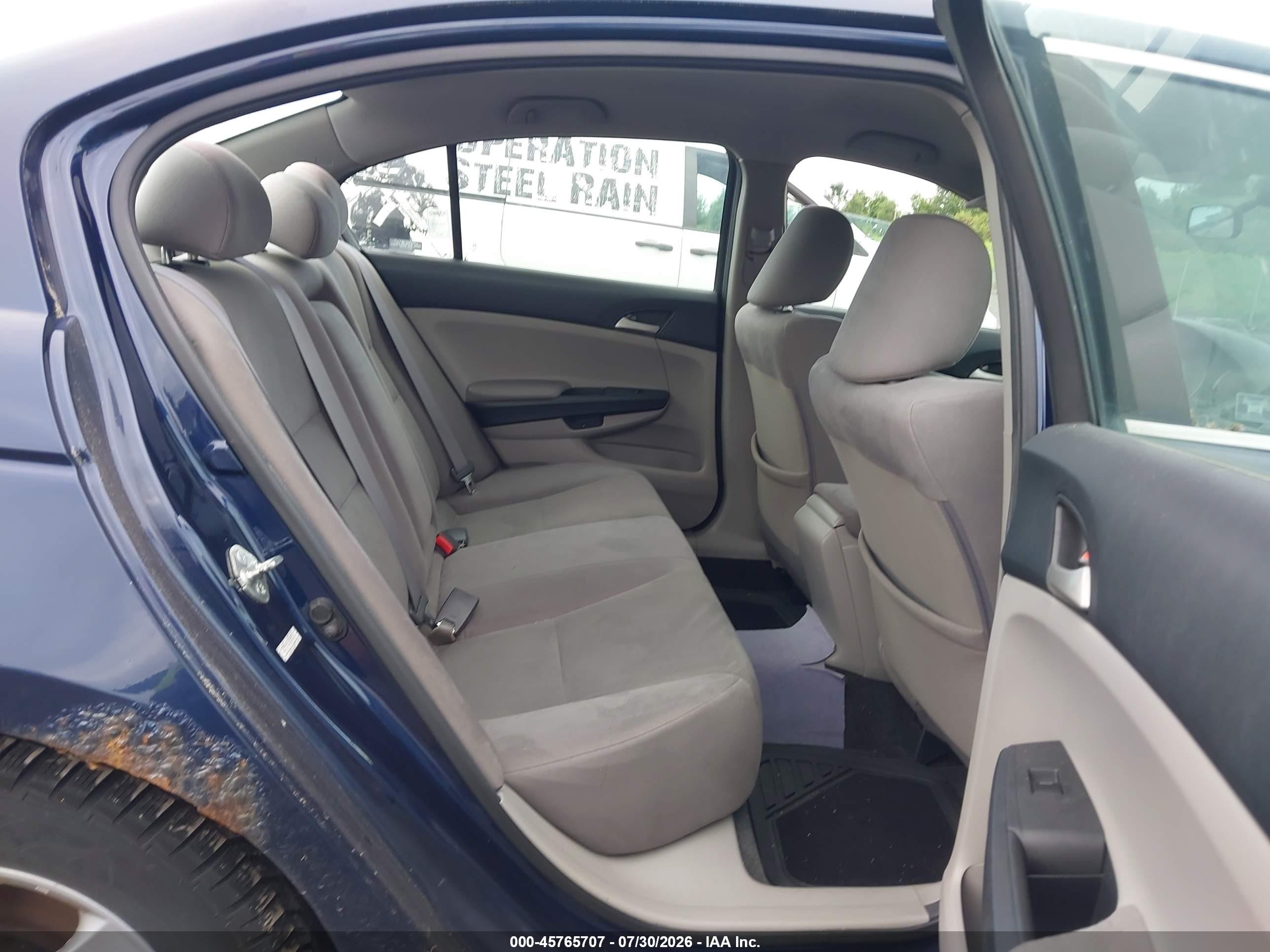 2011 Honda Accord 2.4 Lx-p Dark Blue vin: 1HGCP2F45BA040118