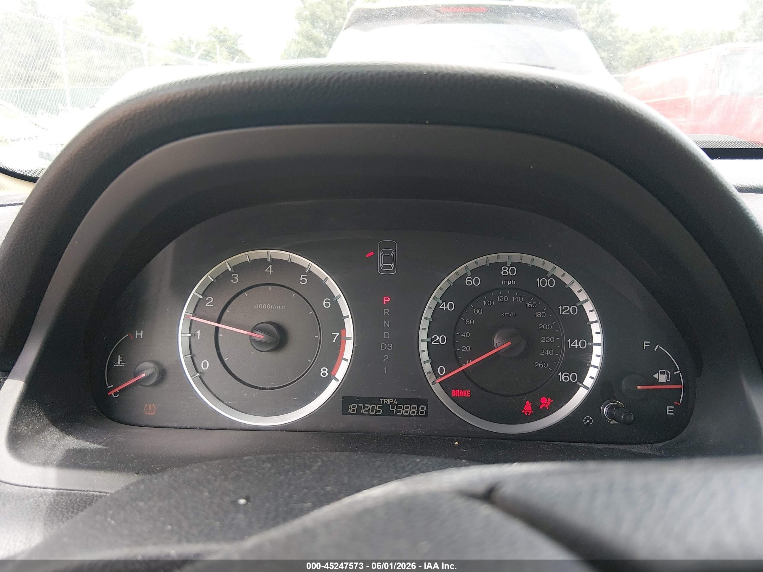 2011 Honda Accord 2.4 Lx-p Black vin: 1HGCP2F45BA056447