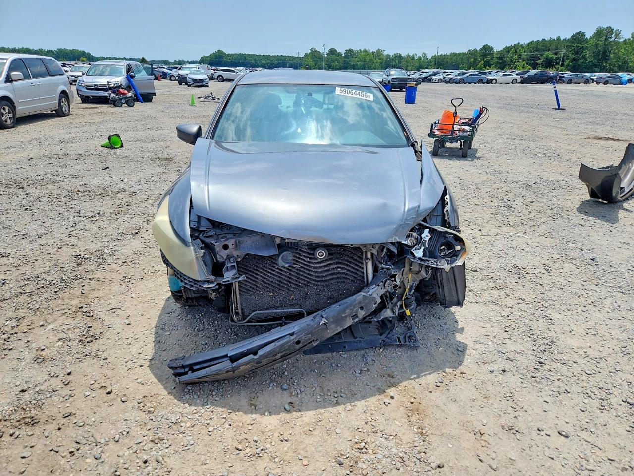 2011 Honda Accord Lxp Gray vin: 1HGCP2F45BA090453
