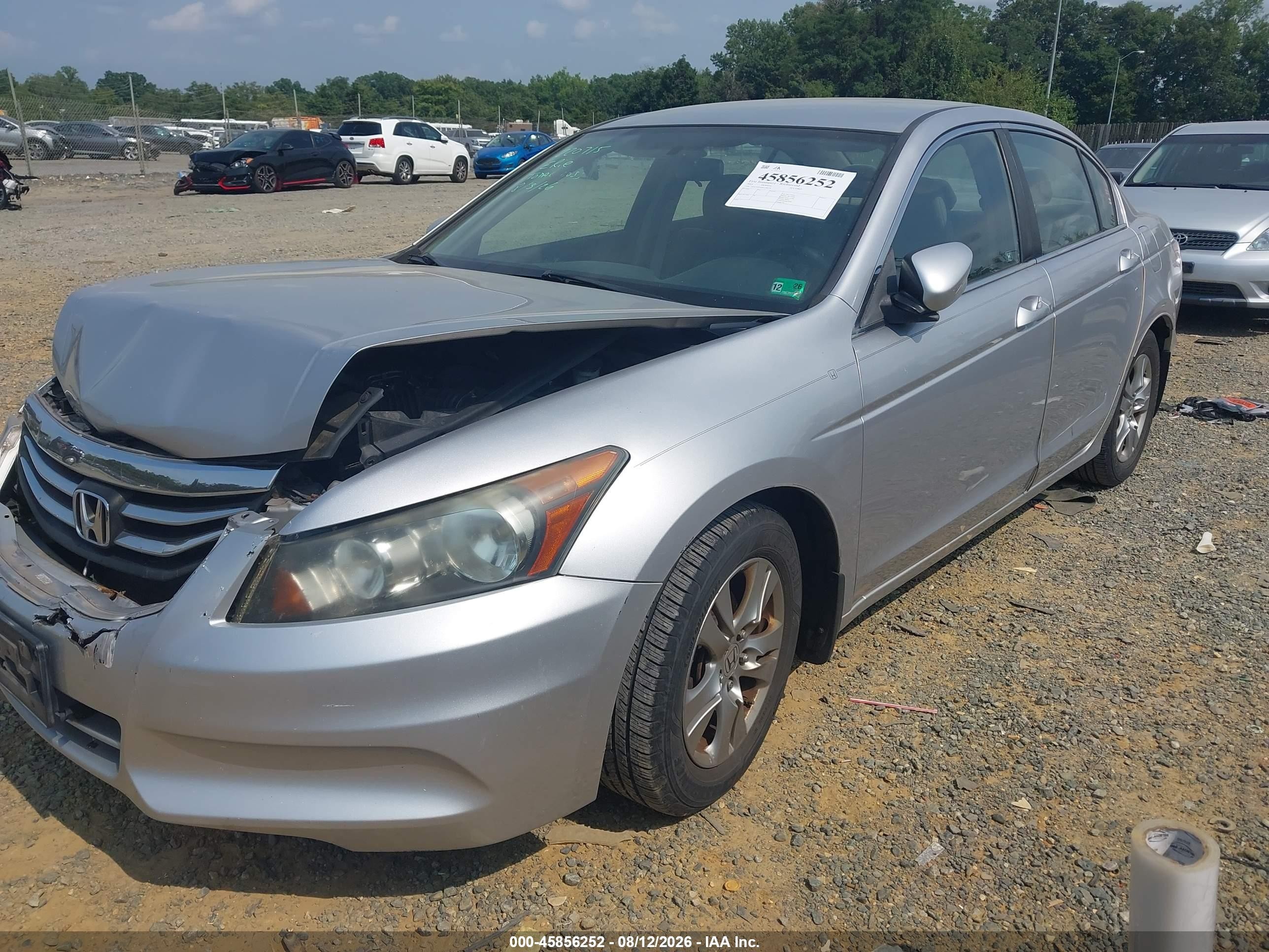 2011 Honda Accord 2.4 Lx-p Silver vin: 1HGCP2F45BA108370