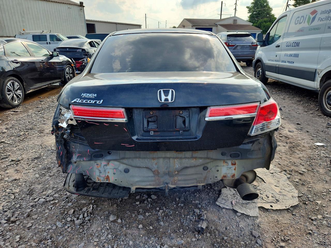 2011 Honda Accord Lxp Black vin: 1HGCP2F45BA145855