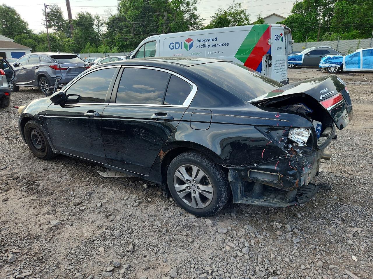 2011 Honda Accord Lxp Black vin: 1HGCP2F45BA145855