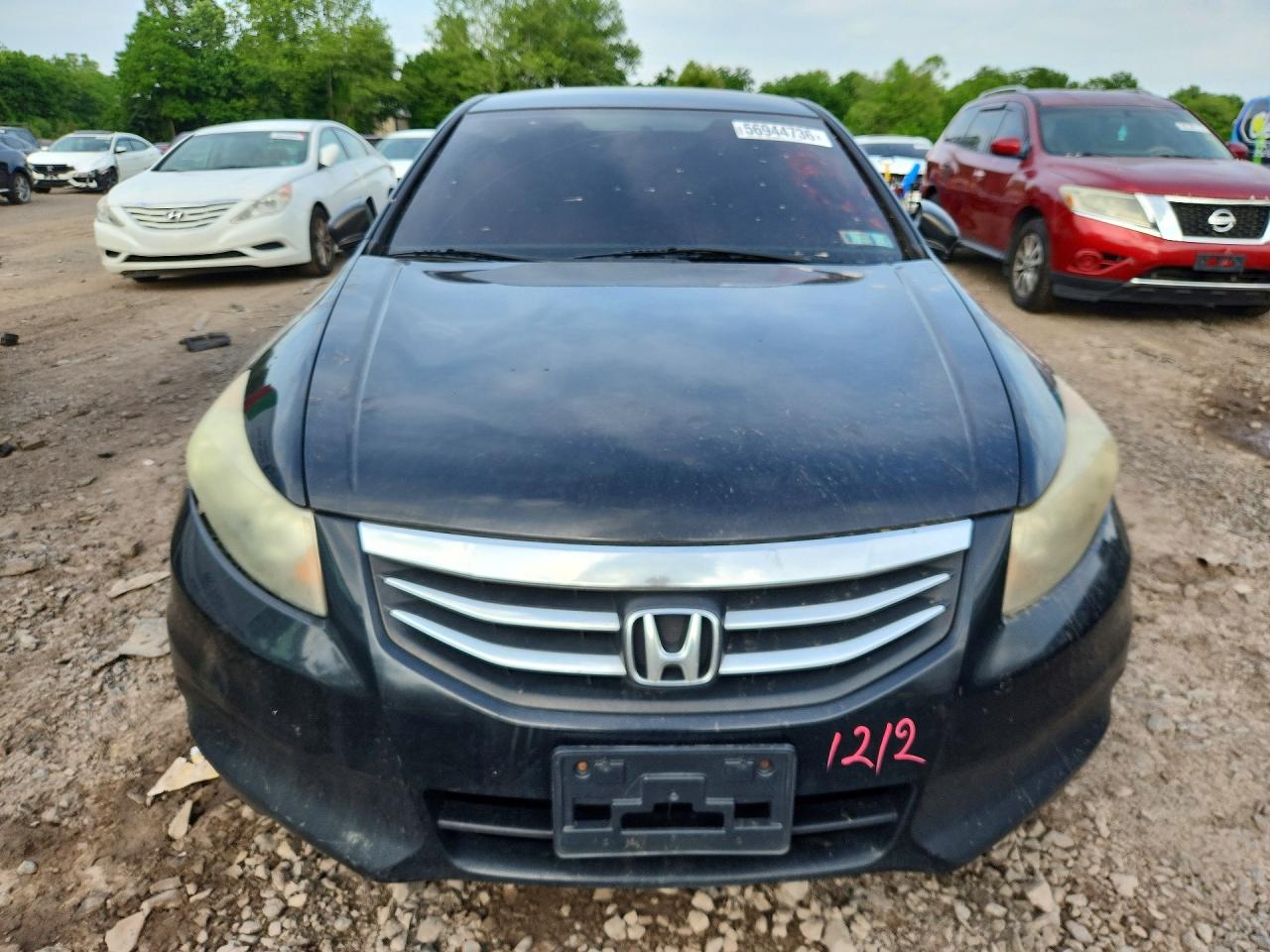 2011 Honda Accord Lxp Black vin: 1HGCP2F45BA145855