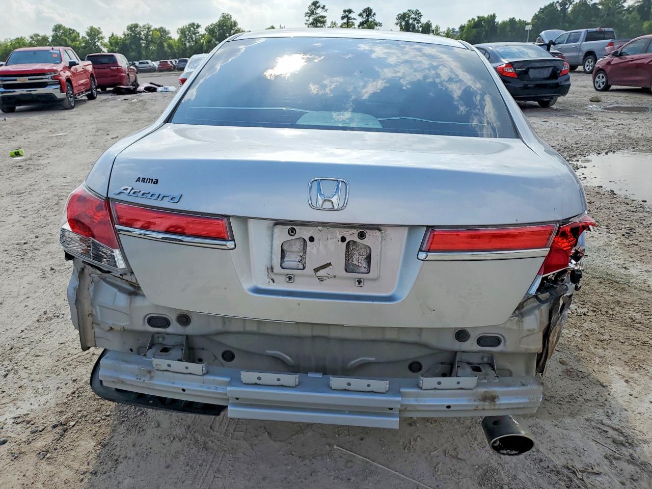 2012 Honda Accord Lxp Silver vin: 1HGCP2F45CA043828