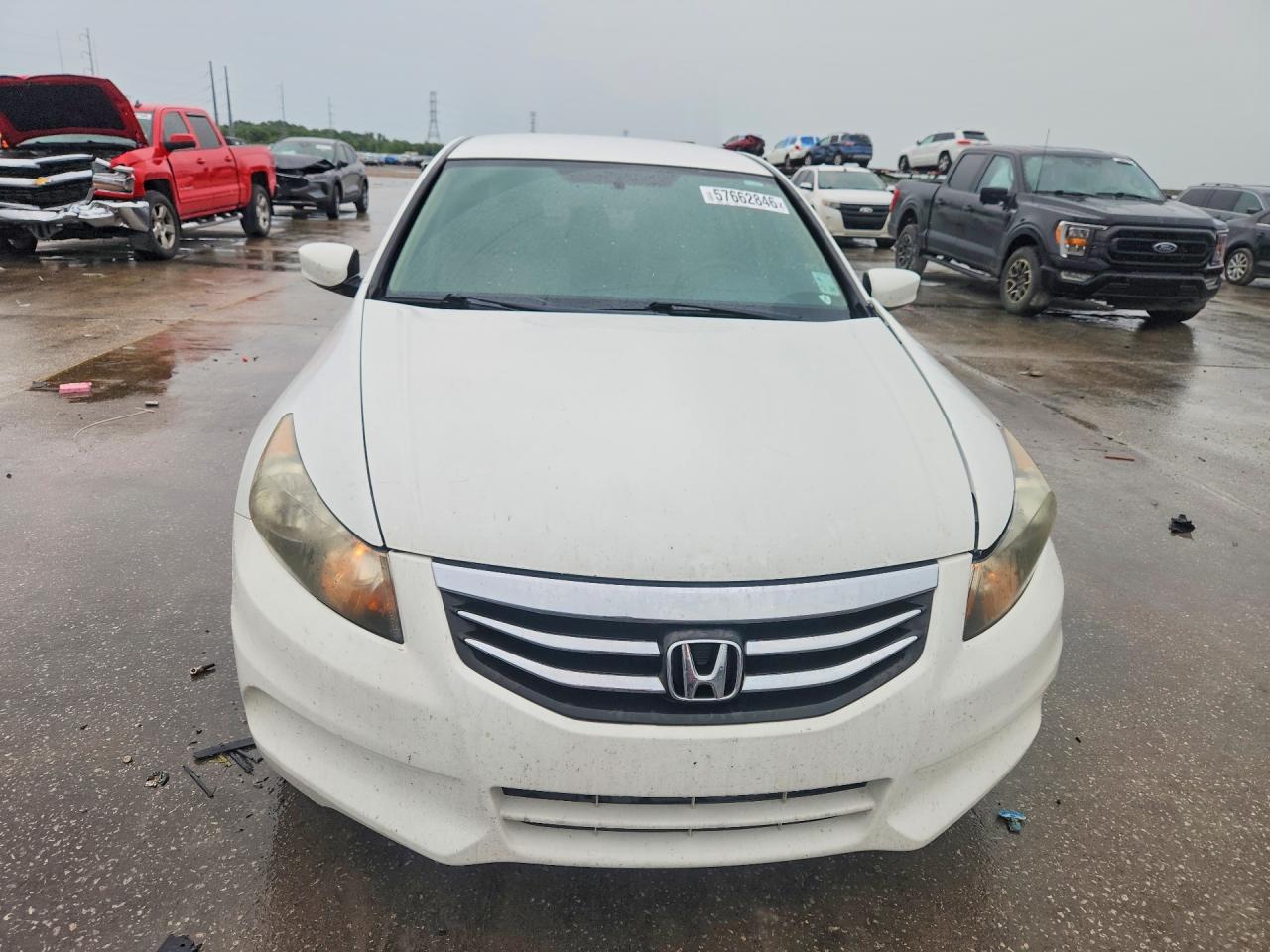 2012 Honda Accord Lxp Белый vin: 1HGCP2F45CA143685