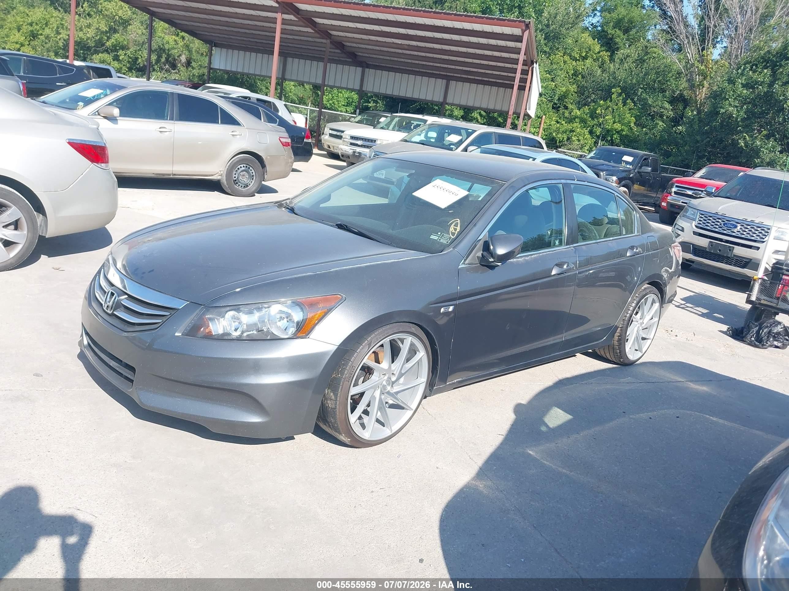 2012 Honda Accord 2.4 Lx-p Gray vin: 1HGCP2F45CA173804