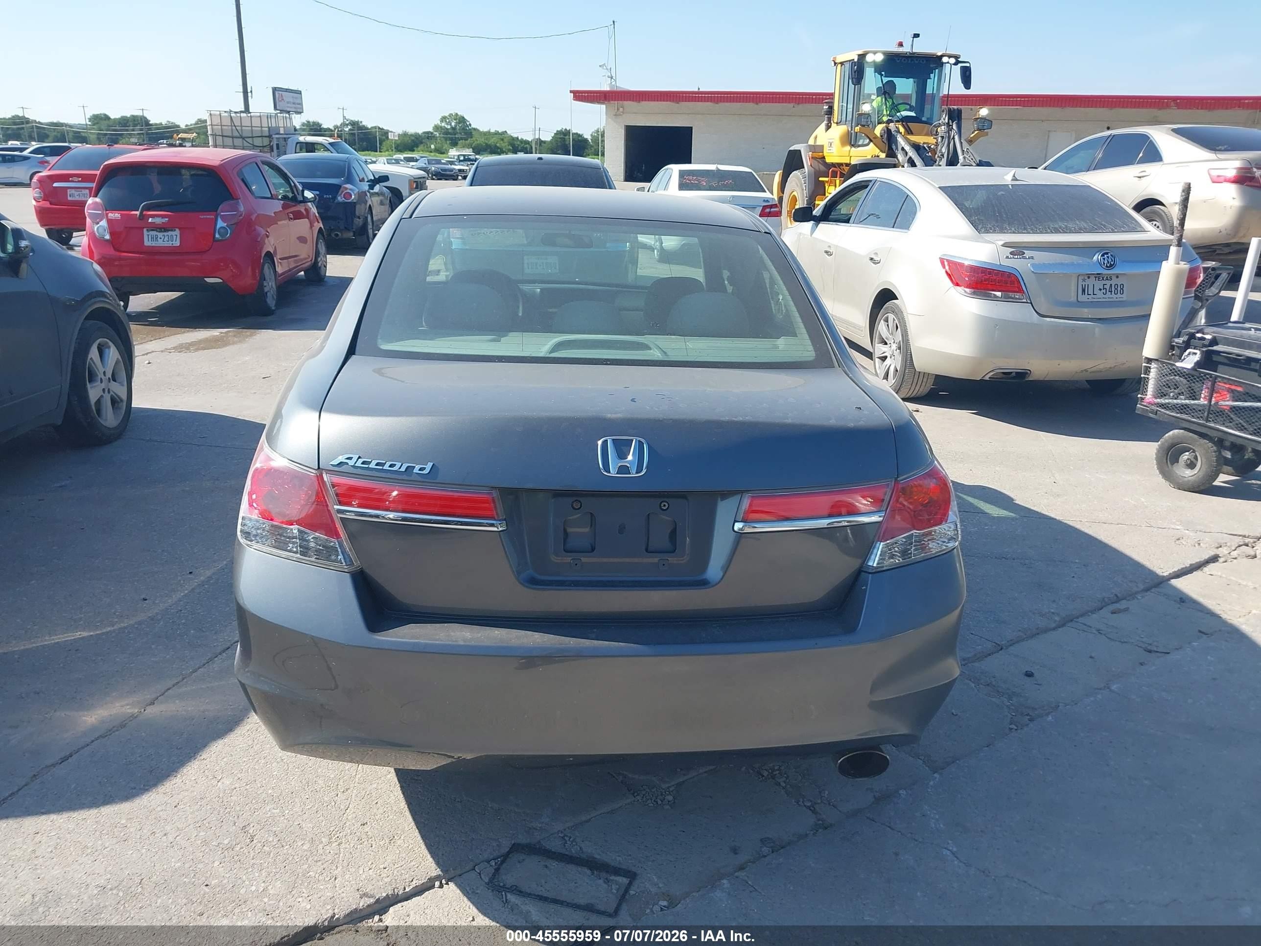 2012 Honda Accord 2.4 Lx-p Gray vin: 1HGCP2F45CA173804