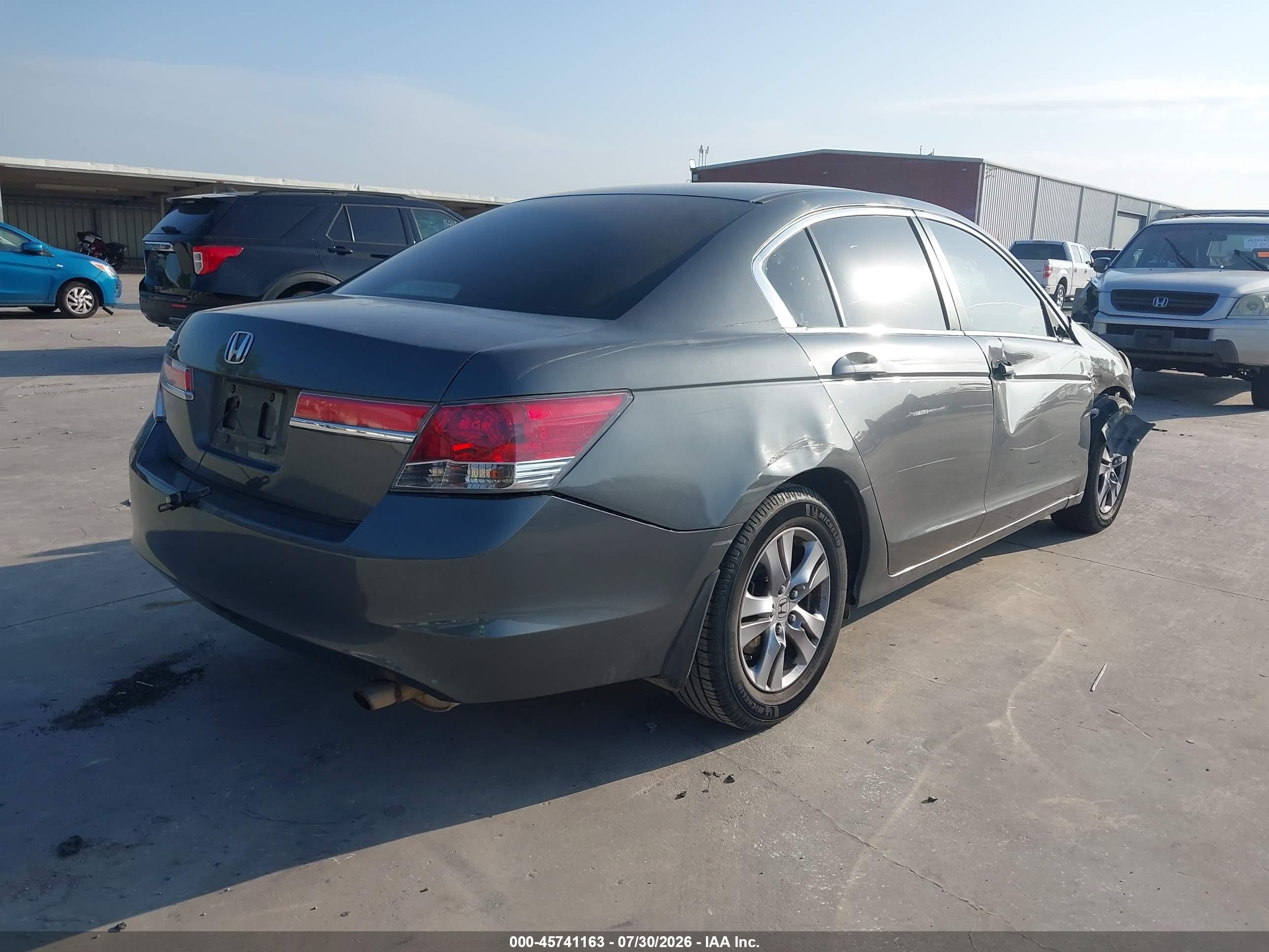 2012 Honda Accord 2.4 Lx-p Gray vin: 1HGCP2F45CA196967