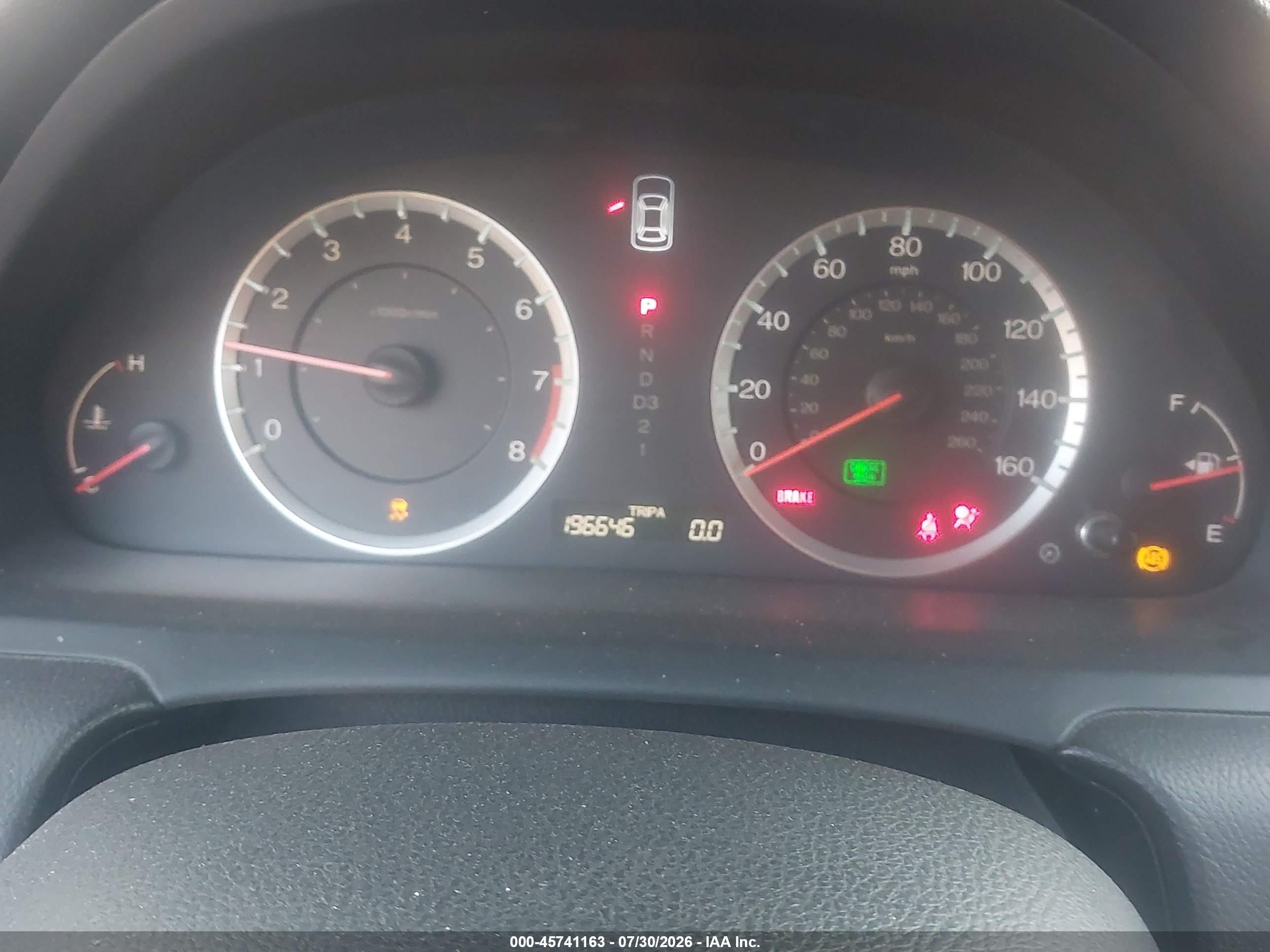 2012 Honda Accord 2.4 Lx-p Gray vin: 1HGCP2F45CA196967