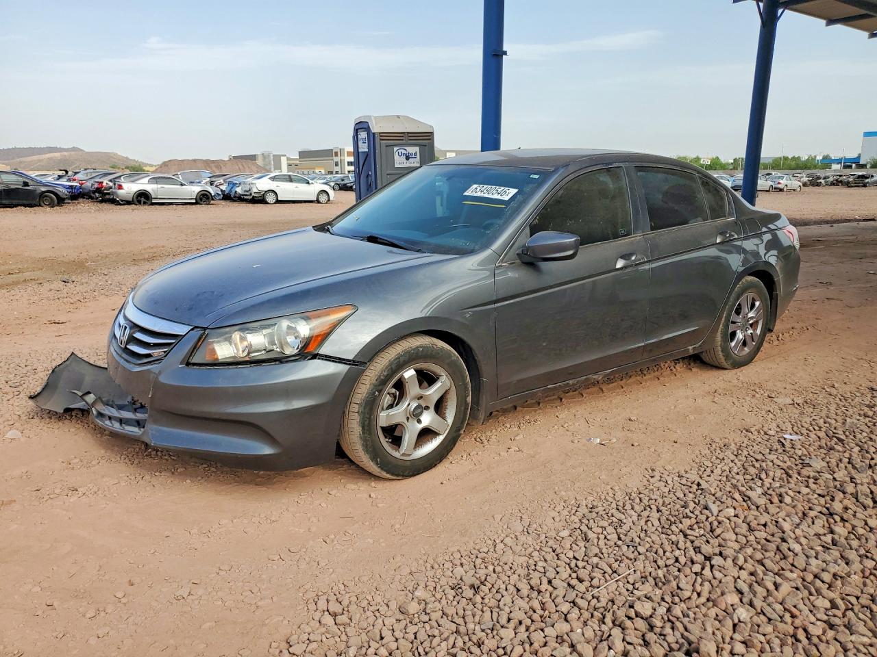2012 Honda Accord Lxp Gray vin: 1HGCP2F45CA221026