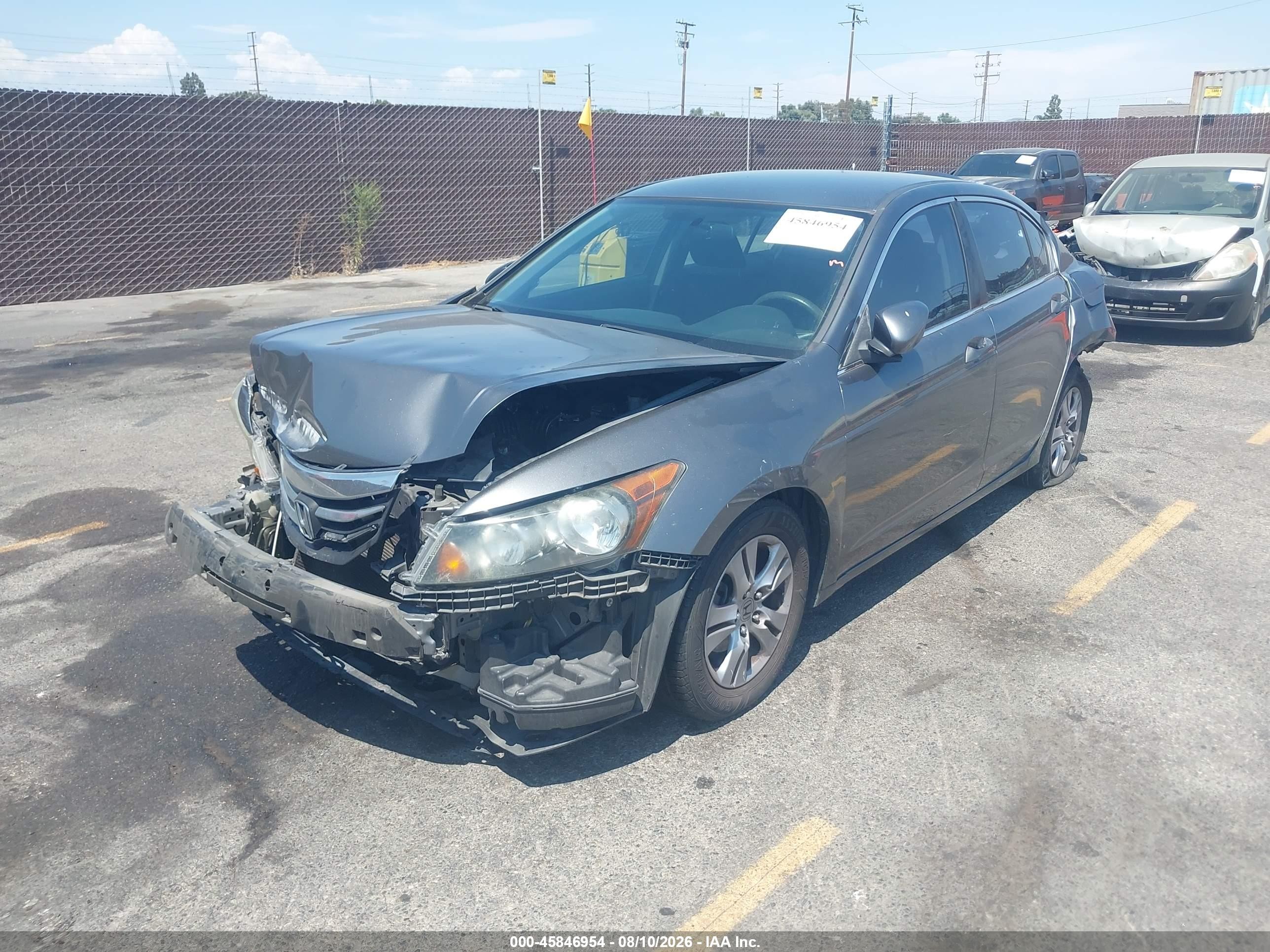 2012 Honda Accord 2.4 Lx-p Gray vin: 1HGCP2F45CA231247