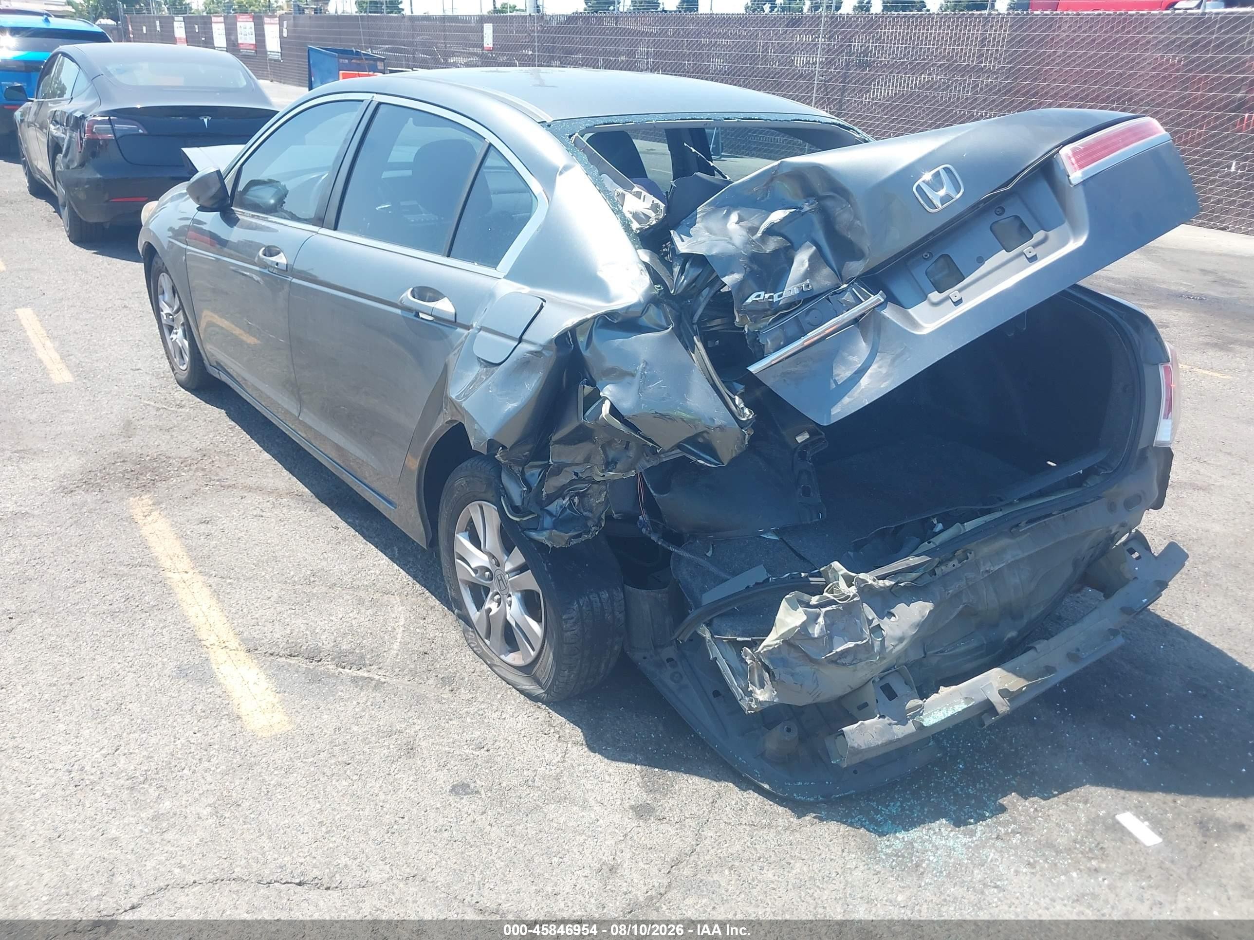 2012 Honda Accord 2.4 Lx-p Gray vin: 1HGCP2F45CA231247
