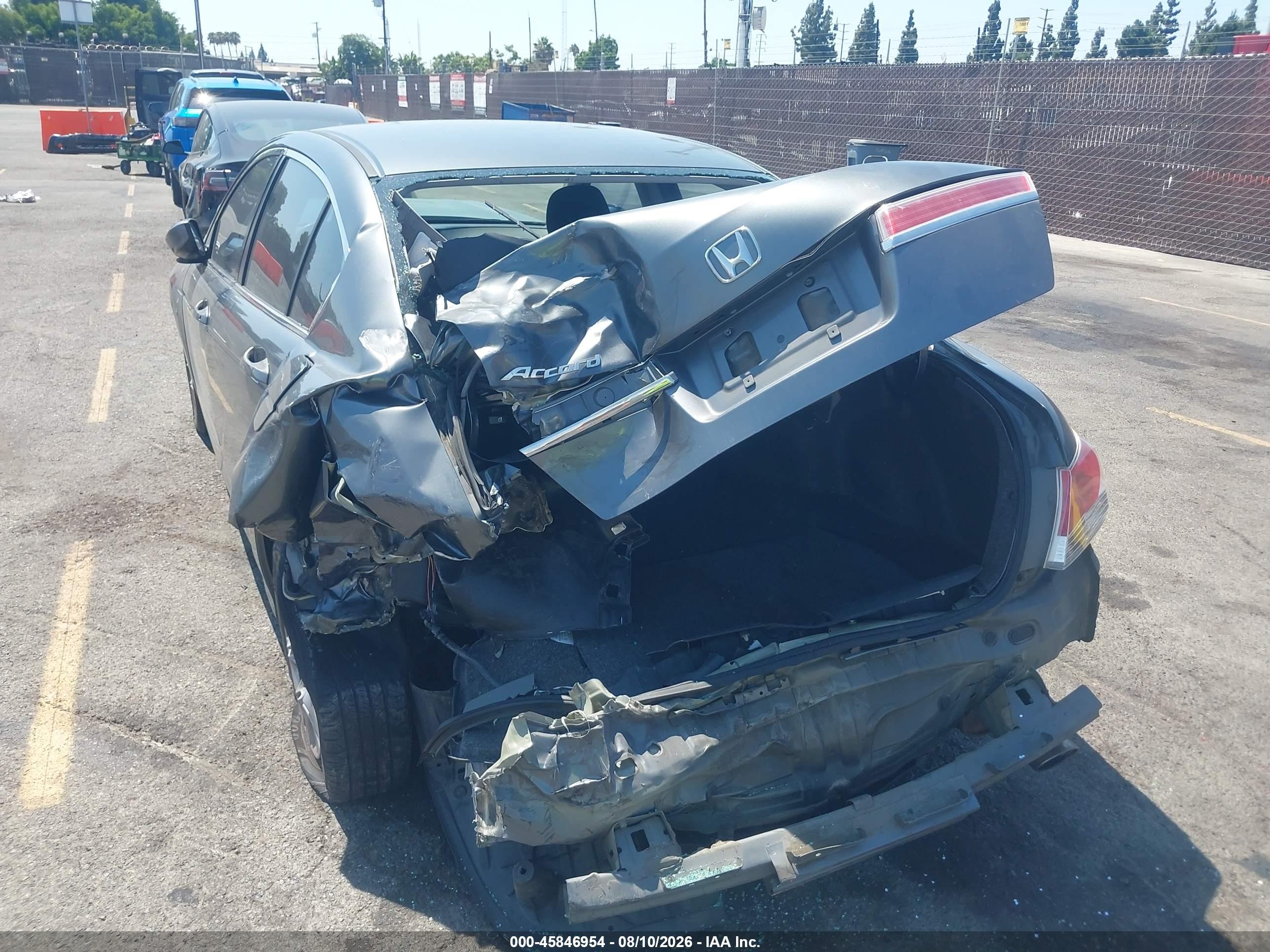 2012 Honda Accord 2.4 Lx-p Gray vin: 1HGCP2F45CA231247