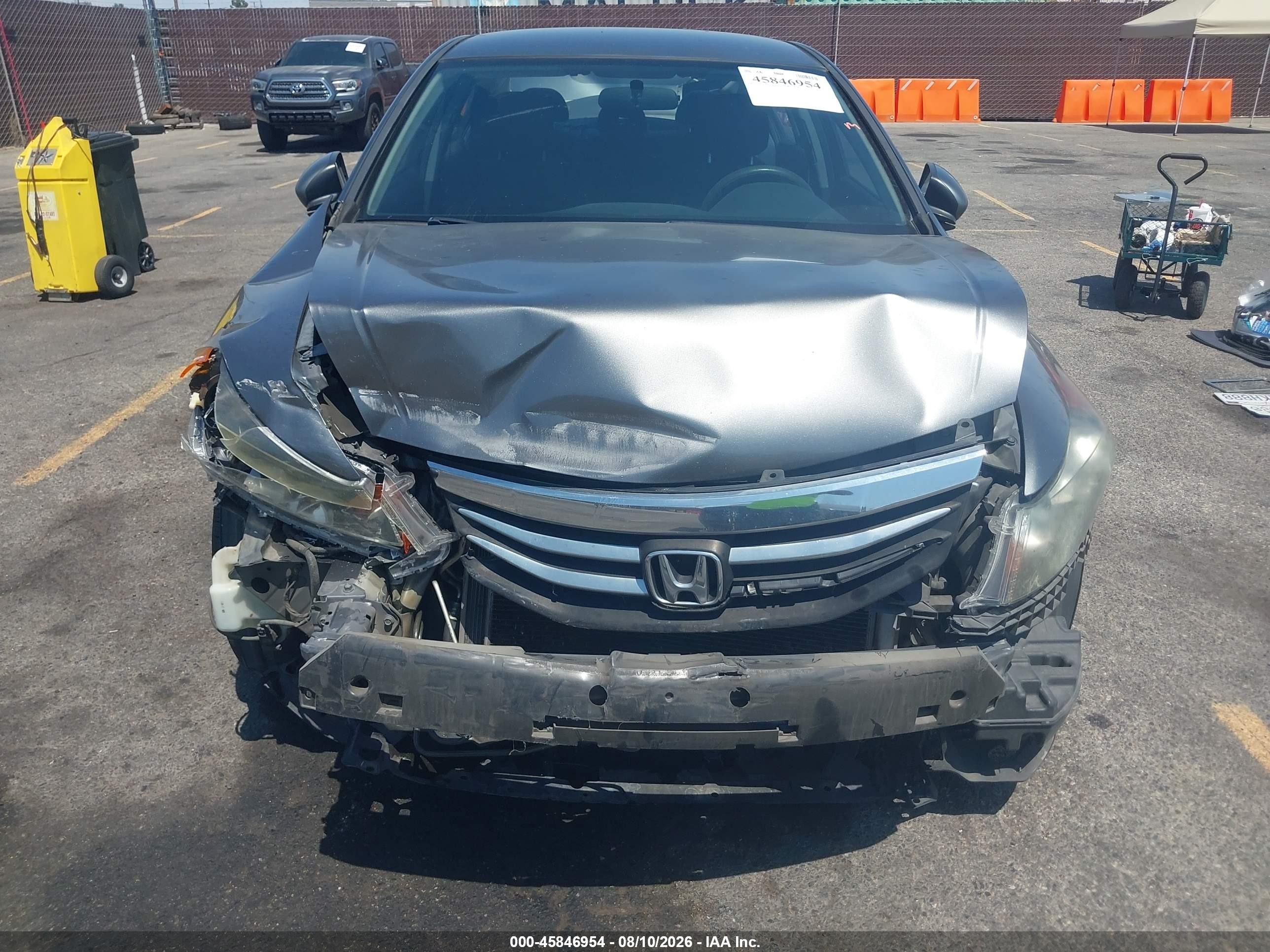2012 Honda Accord 2.4 Lx-p Gray vin: 1HGCP2F45CA231247
