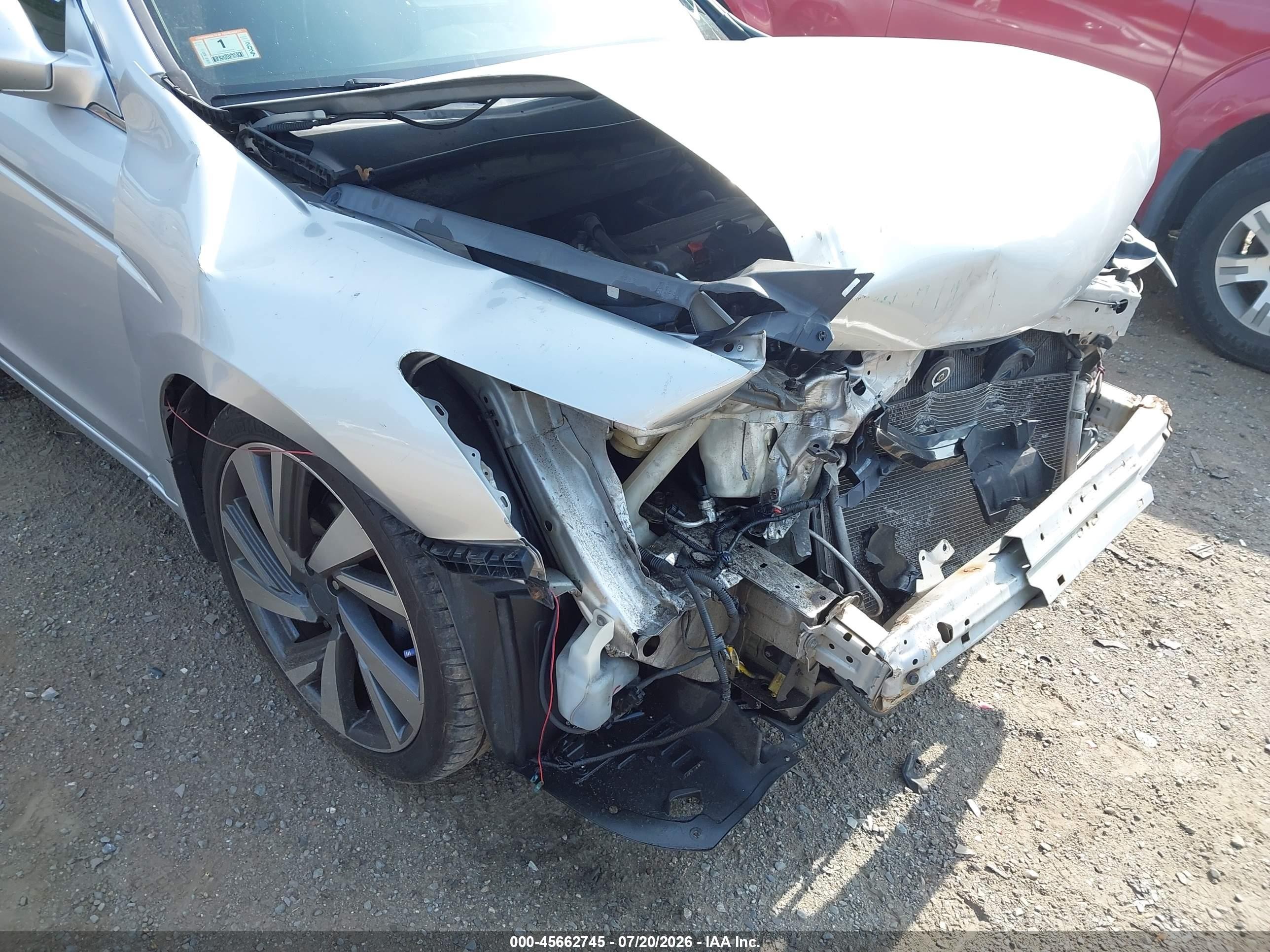 2011 Honda Accord 2.4 Lx-p Silver vin: 1HGCP2F46BA035414