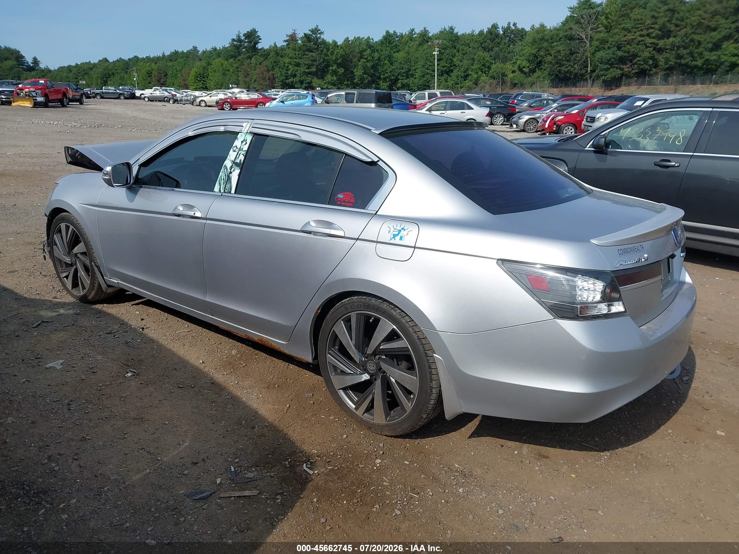 2011 Honda Accord 2.4 Lx-p Silver vin: 1HGCP2F46BA035414