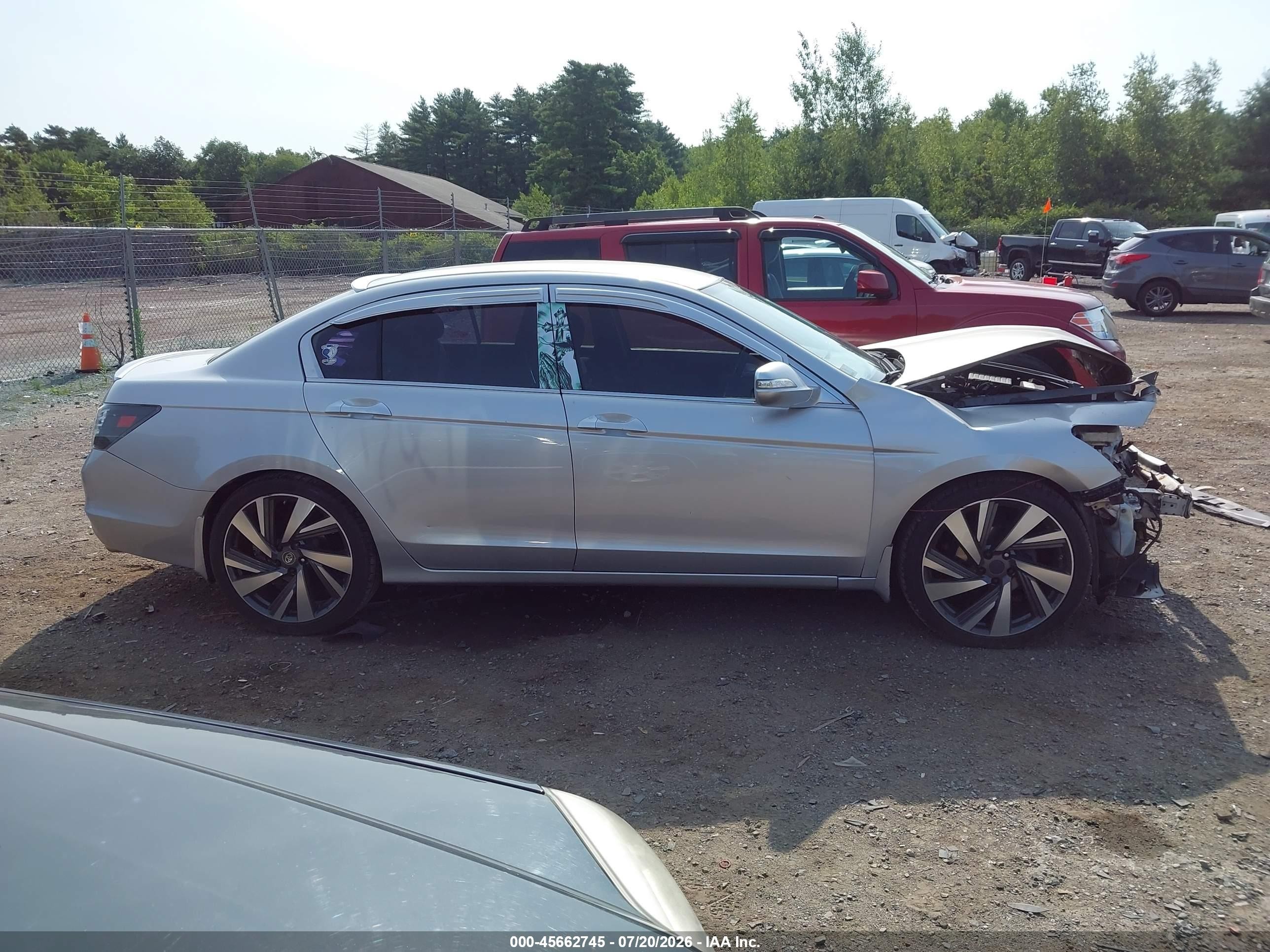 2011 Honda Accord 2.4 Lx-p Silver vin: 1HGCP2F46BA035414