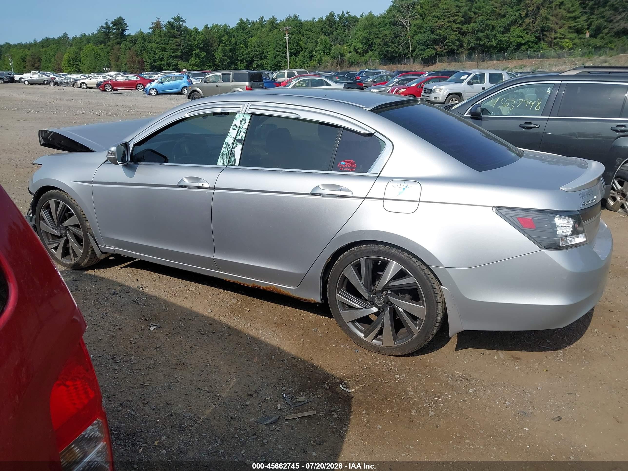 2011 Honda Accord 2.4 Lx-p Silver vin: 1HGCP2F46BA035414
