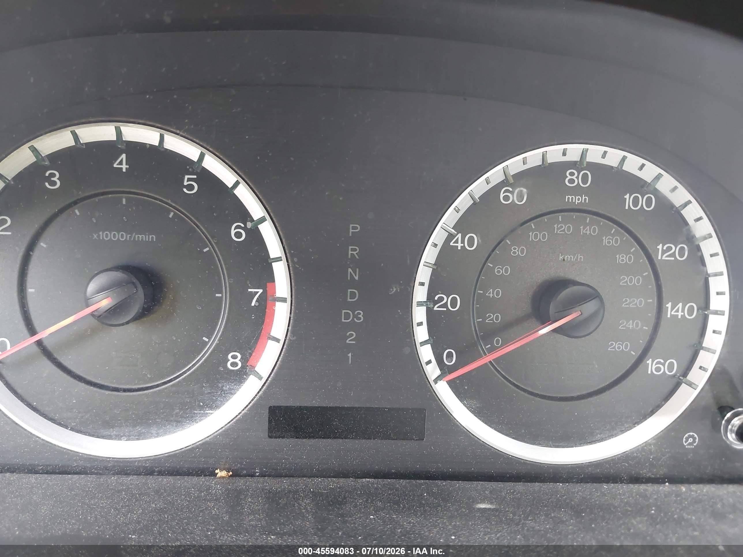 2011 Honda Accord 2.4 Lx-p Burgundy vin: 1HGCP2F46BA065786