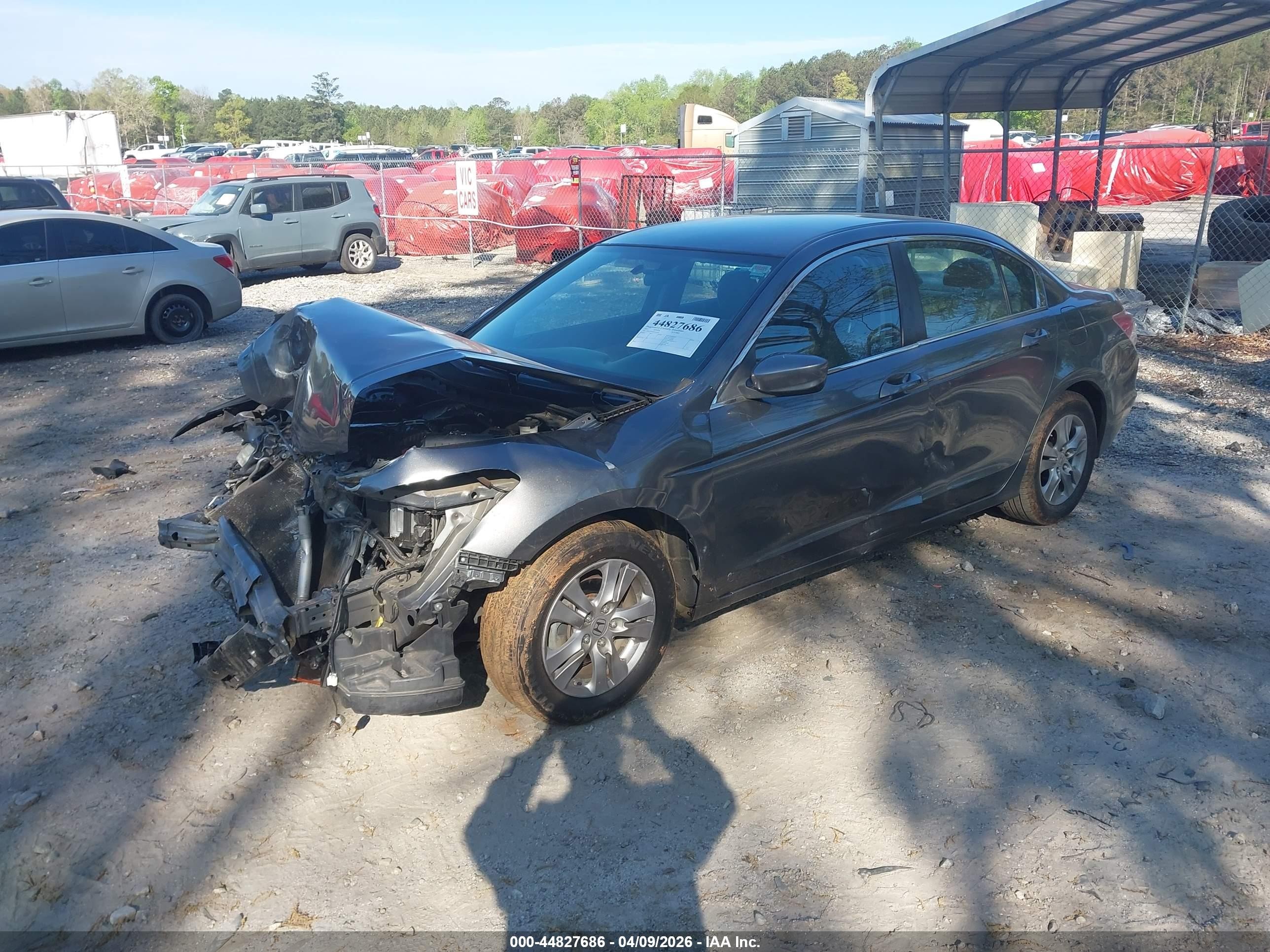 2011 Honda Accord 2.4 Lx-p Gray vin: 1HGCP2F46BA081602