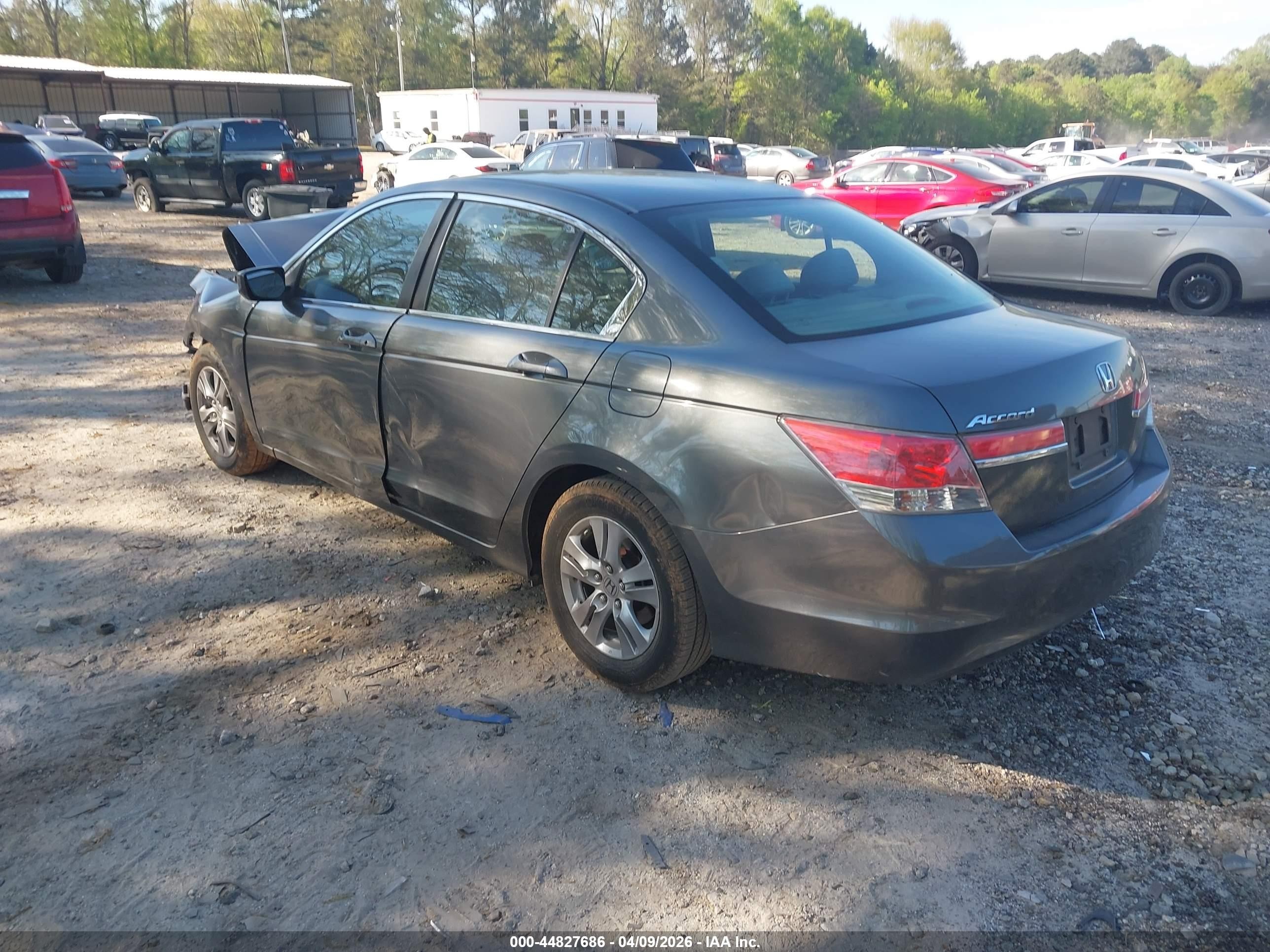 2011 Honda Accord 2.4 Lx-p Gray vin: 1HGCP2F46BA081602