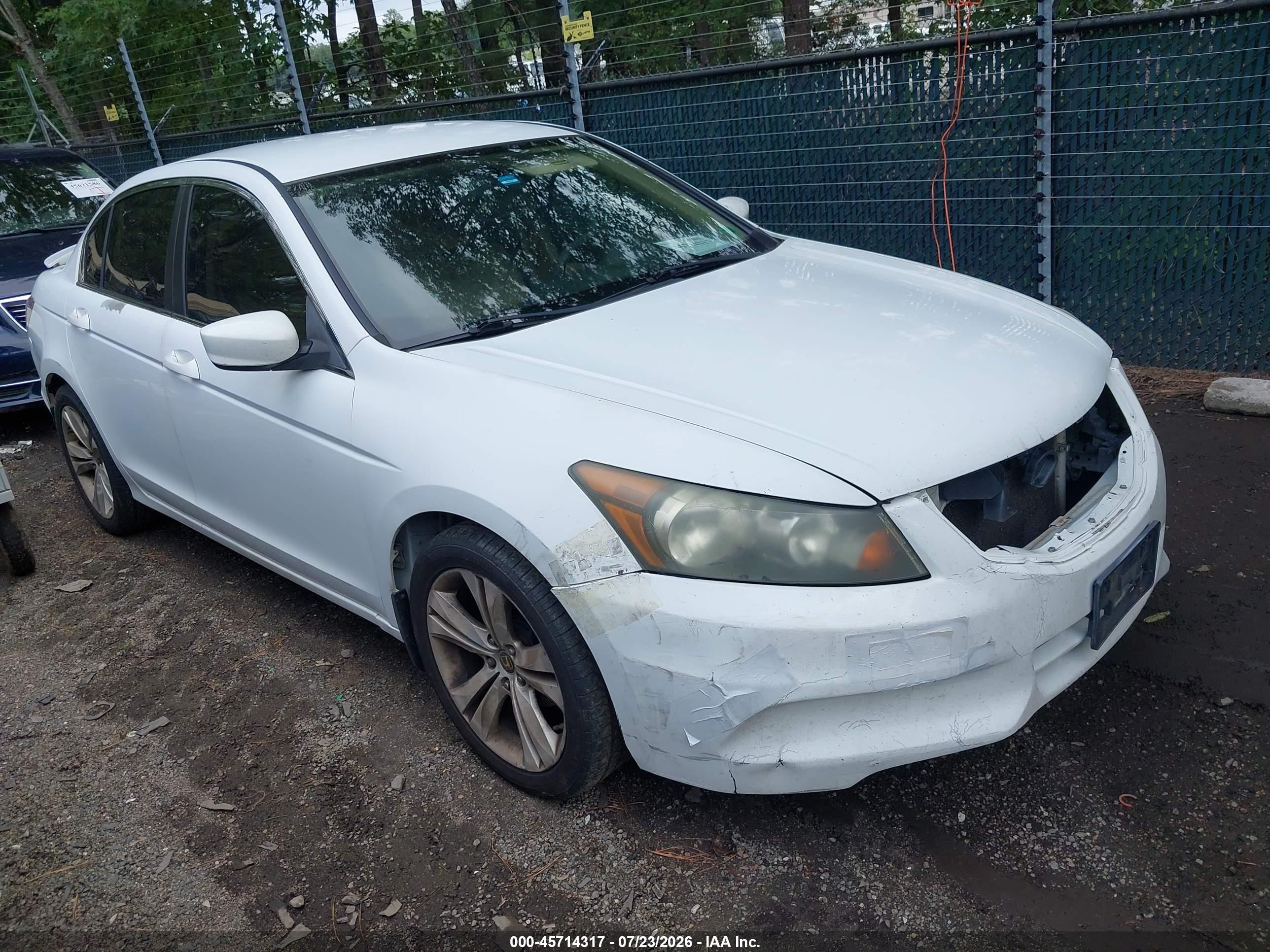 2011 Honda Accord 2.4 Lx-p White vin: 1HGCP2F46BA087853