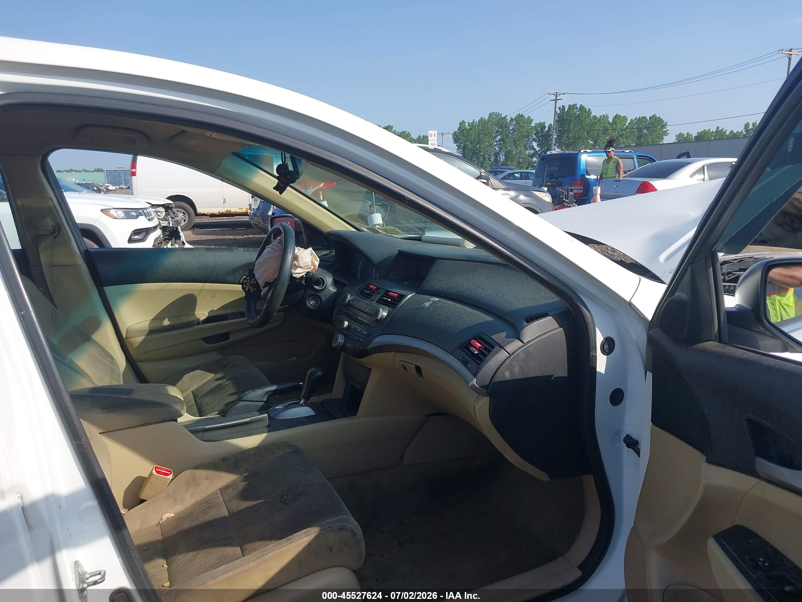 2011 Honda Accord 2.4 Lx-p Белый vin: 1HGCP2F46BA120530