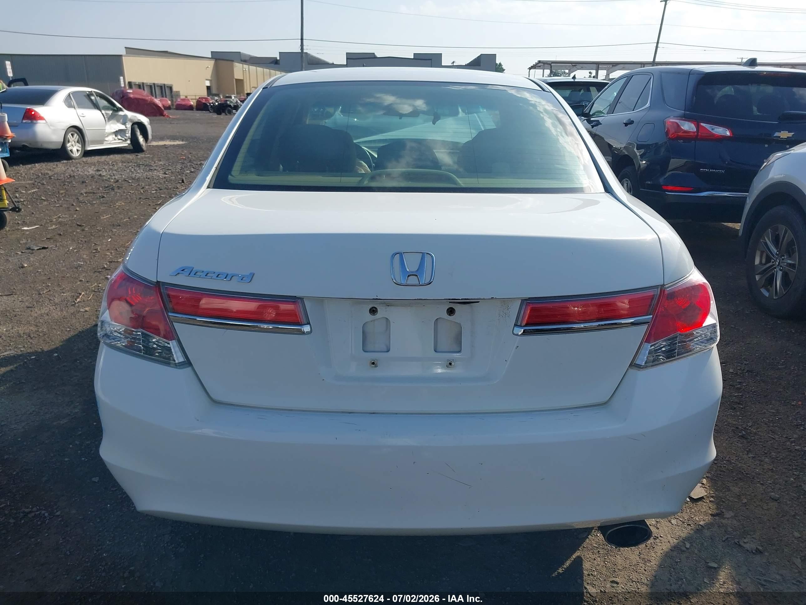 2011 Honda Accord 2.4 Lx-p Белый vin: 1HGCP2F46BA120530