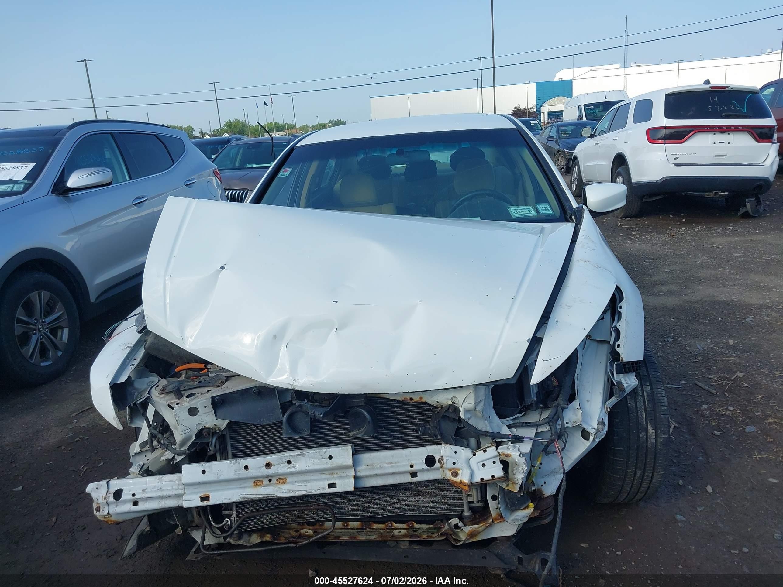2011 Honda Accord 2.4 Lx-p Белый vin: 1HGCP2F46BA120530