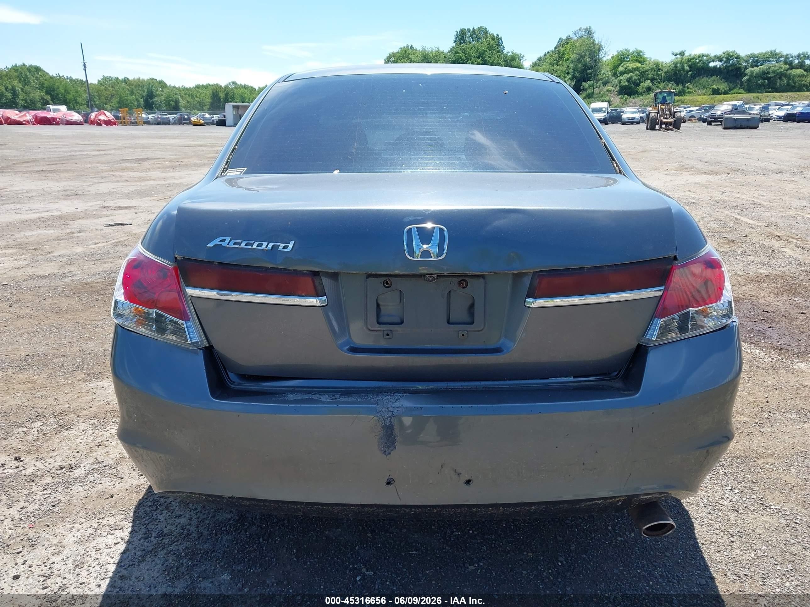 2011 Honda Accord 2.4 Lx-p Gray vin: 1HGCP2F46BA154645