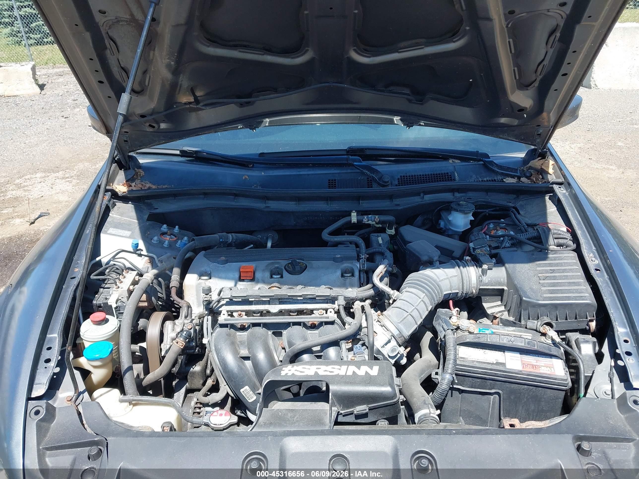 2011 Honda Accord 2.4 Lx-p Gray vin: 1HGCP2F46BA154645