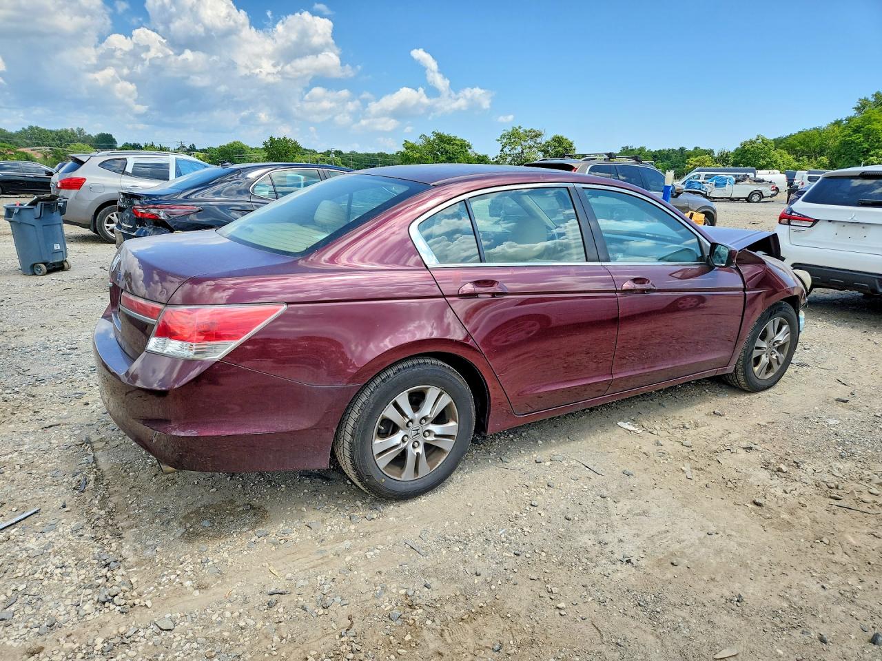 2012 Honda Accord Lxp Purple vin: 1HGCP2F46CA070584