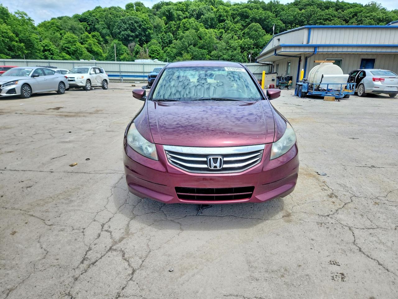 2012 Honda Accord Lxp Бордовый vin: 1HGCP2F46CA071461