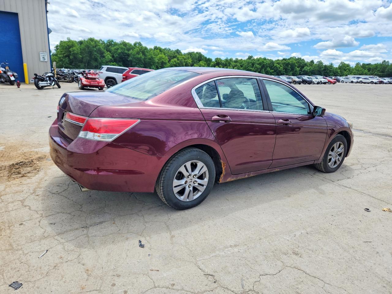2012 Honda Accord Lxp Бордовый vin: 1HGCP2F46CA071461