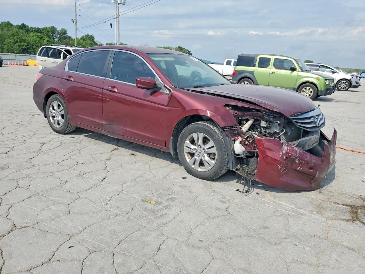 2012 Honda Accord Lxp Maroon vin: 1HGCP2F46CA147485