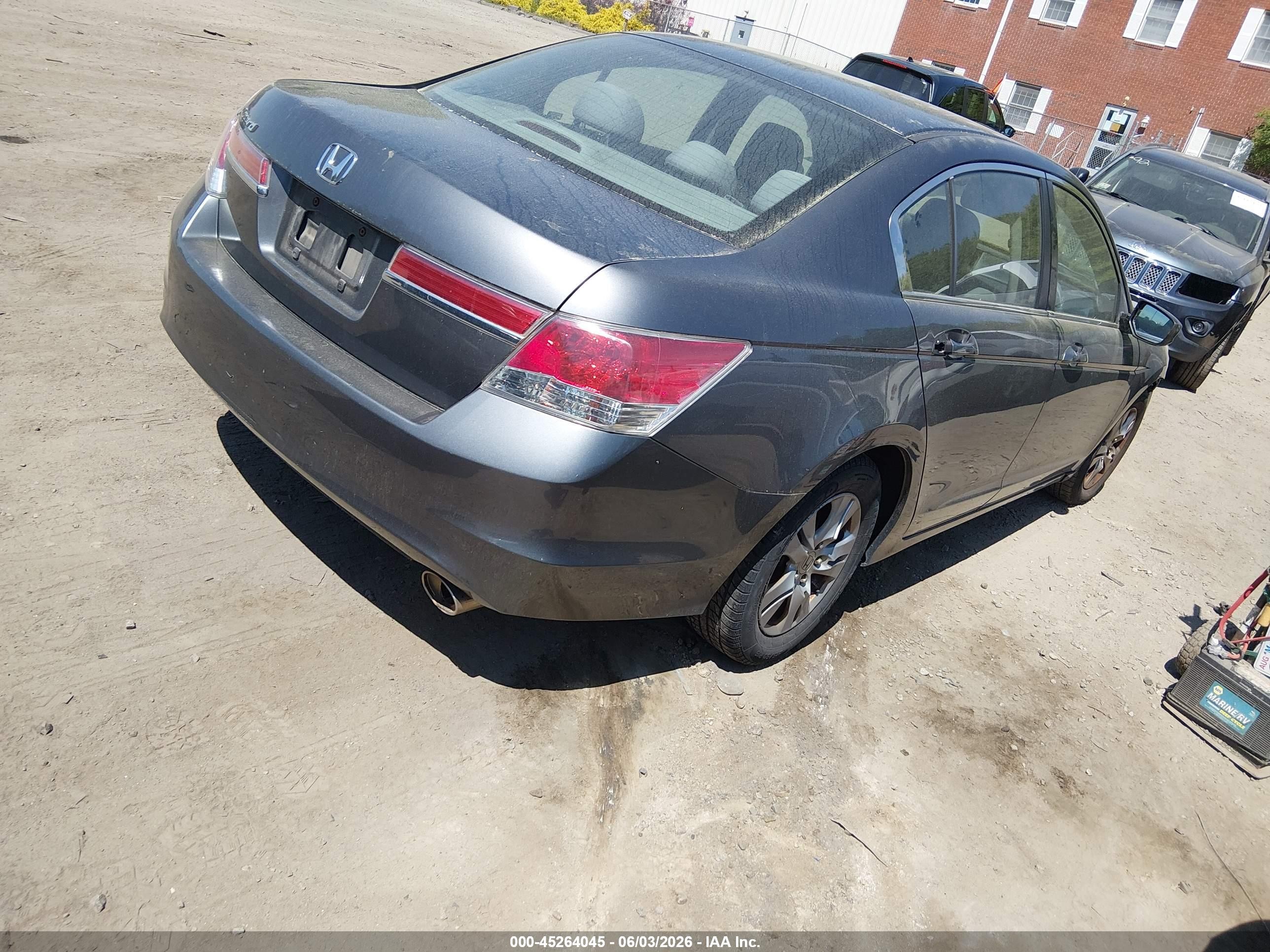 2012 Honda Accord 2.4 Lx-p Gray vin: 1HGCP2F46CA201030