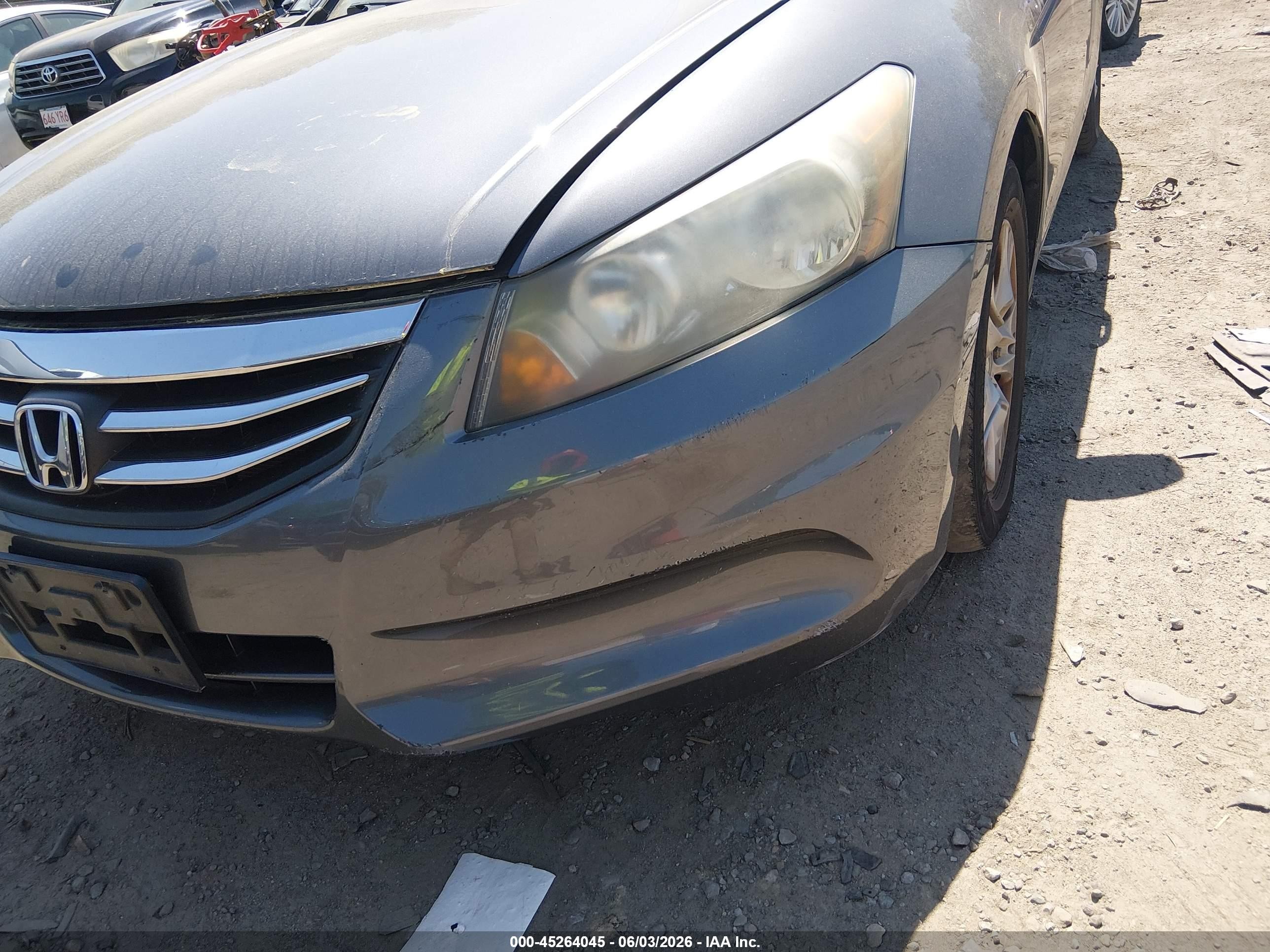2012 Honda Accord 2.4 Lx-p Gray vin: 1HGCP2F46CA201030