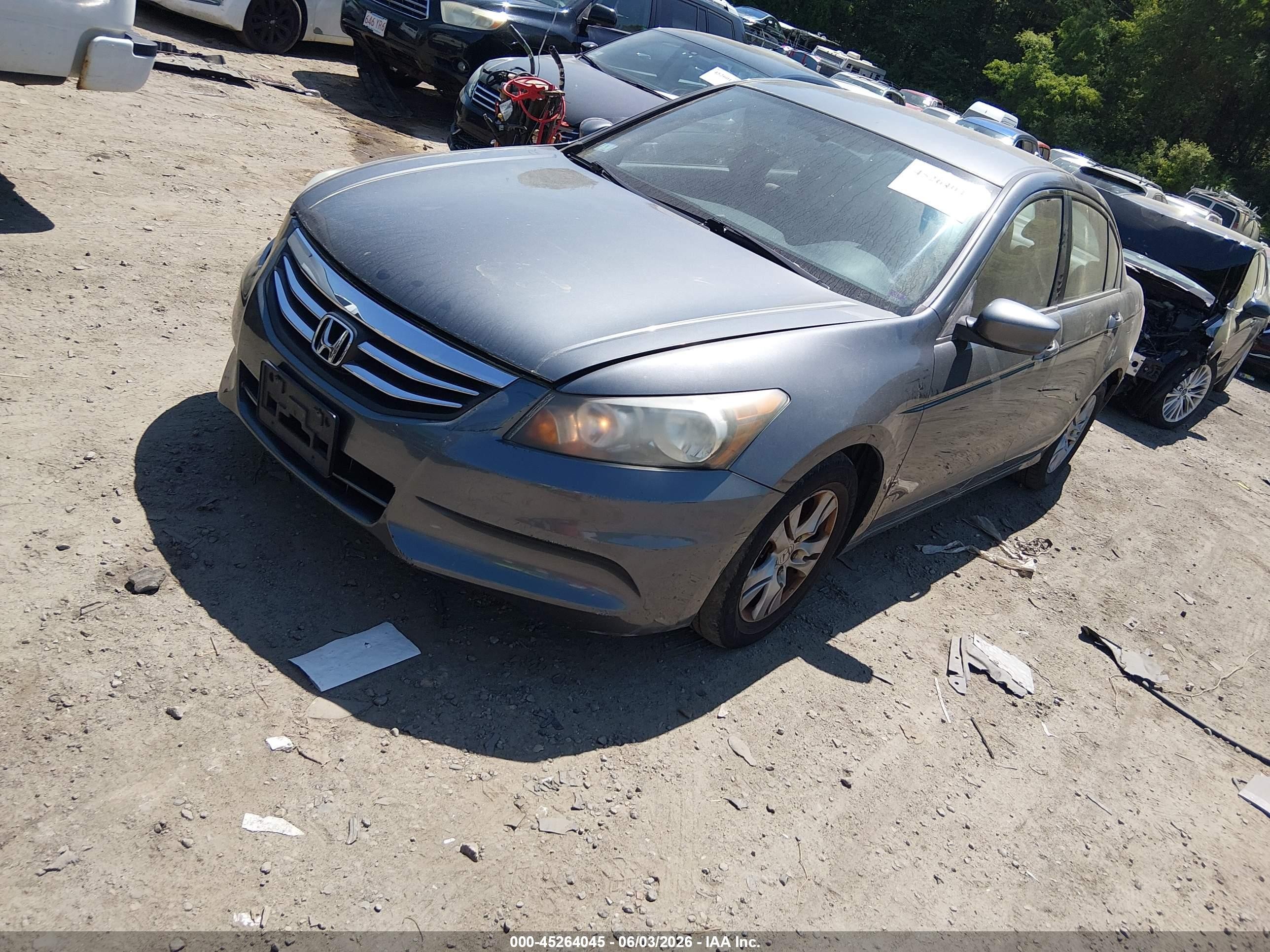 2012 Honda Accord 2.4 Lx-p Gray vin: 1HGCP2F46CA201030