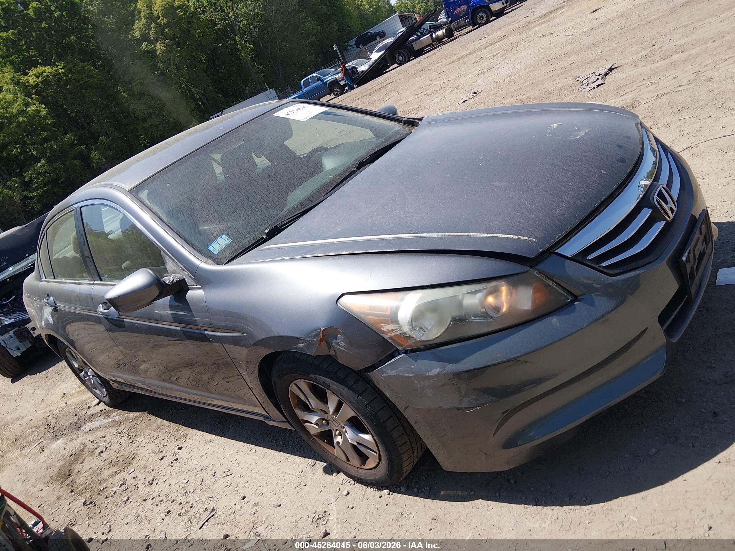 2012 Honda Accord 2.4 Lx-p Gray vin: 1HGCP2F46CA201030