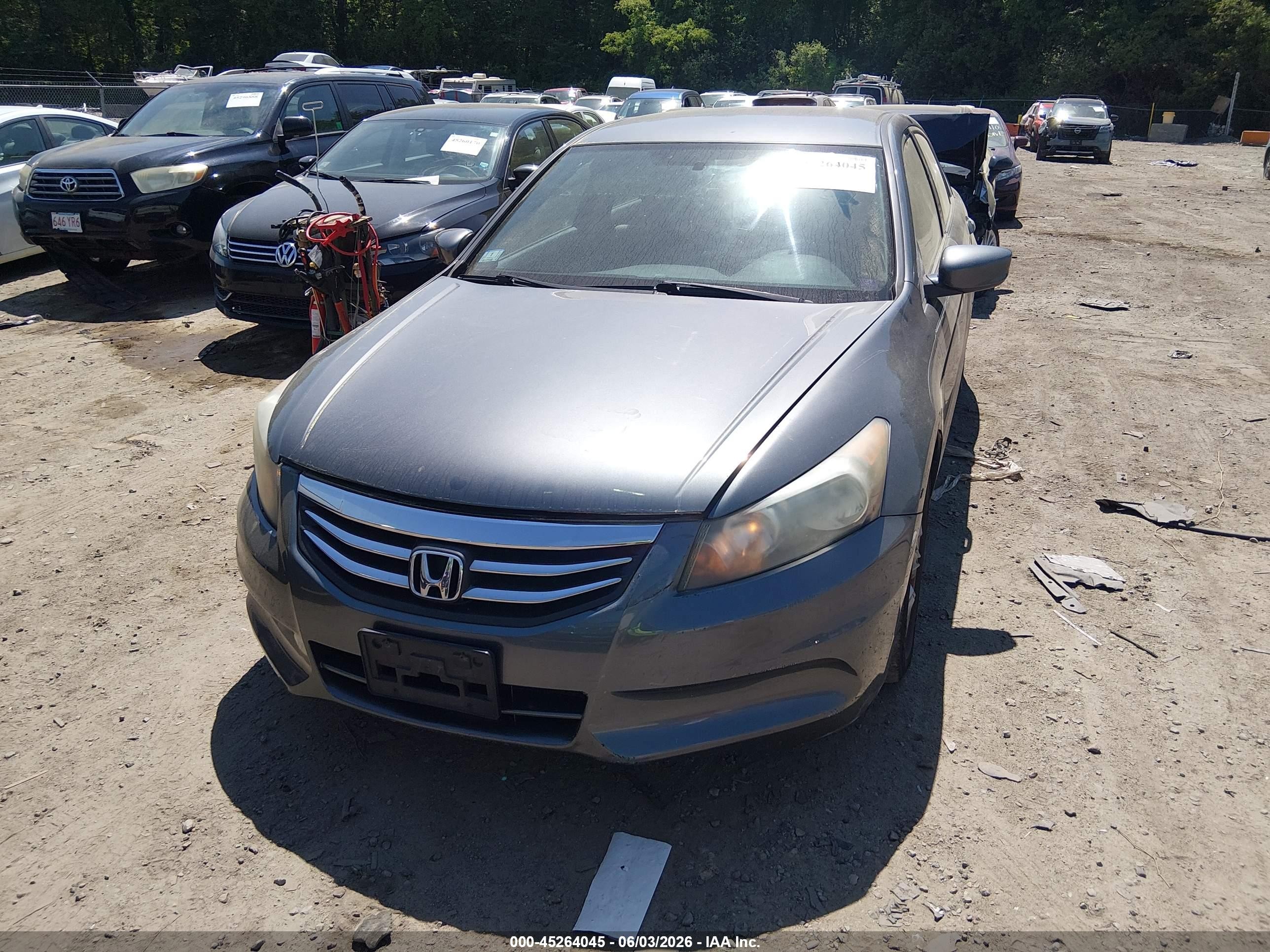 2012 Honda Accord 2.4 Lx-p Gray vin: 1HGCP2F46CA201030