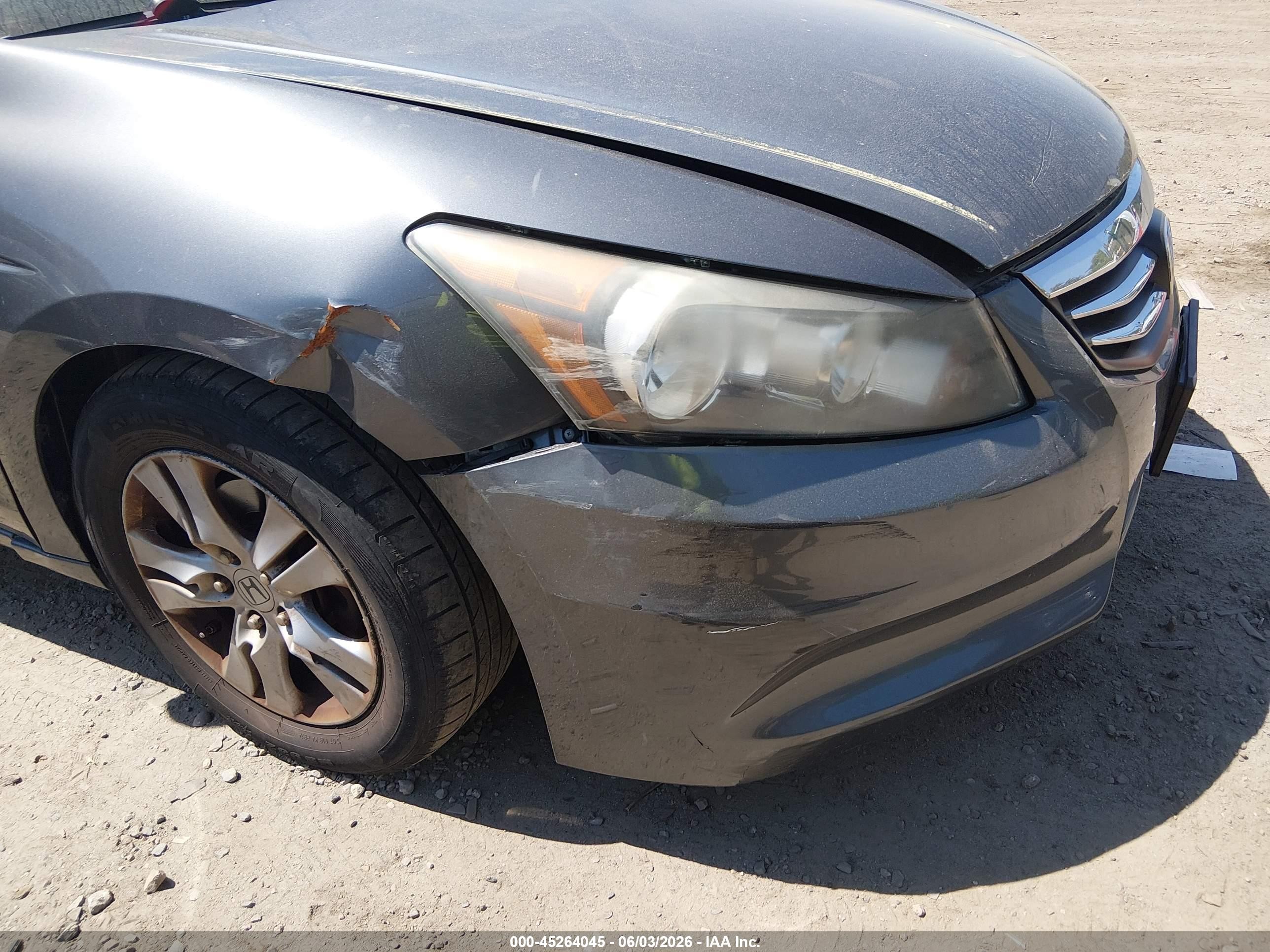 2012 Honda Accord 2.4 Lx-p Gray vin: 1HGCP2F46CA201030