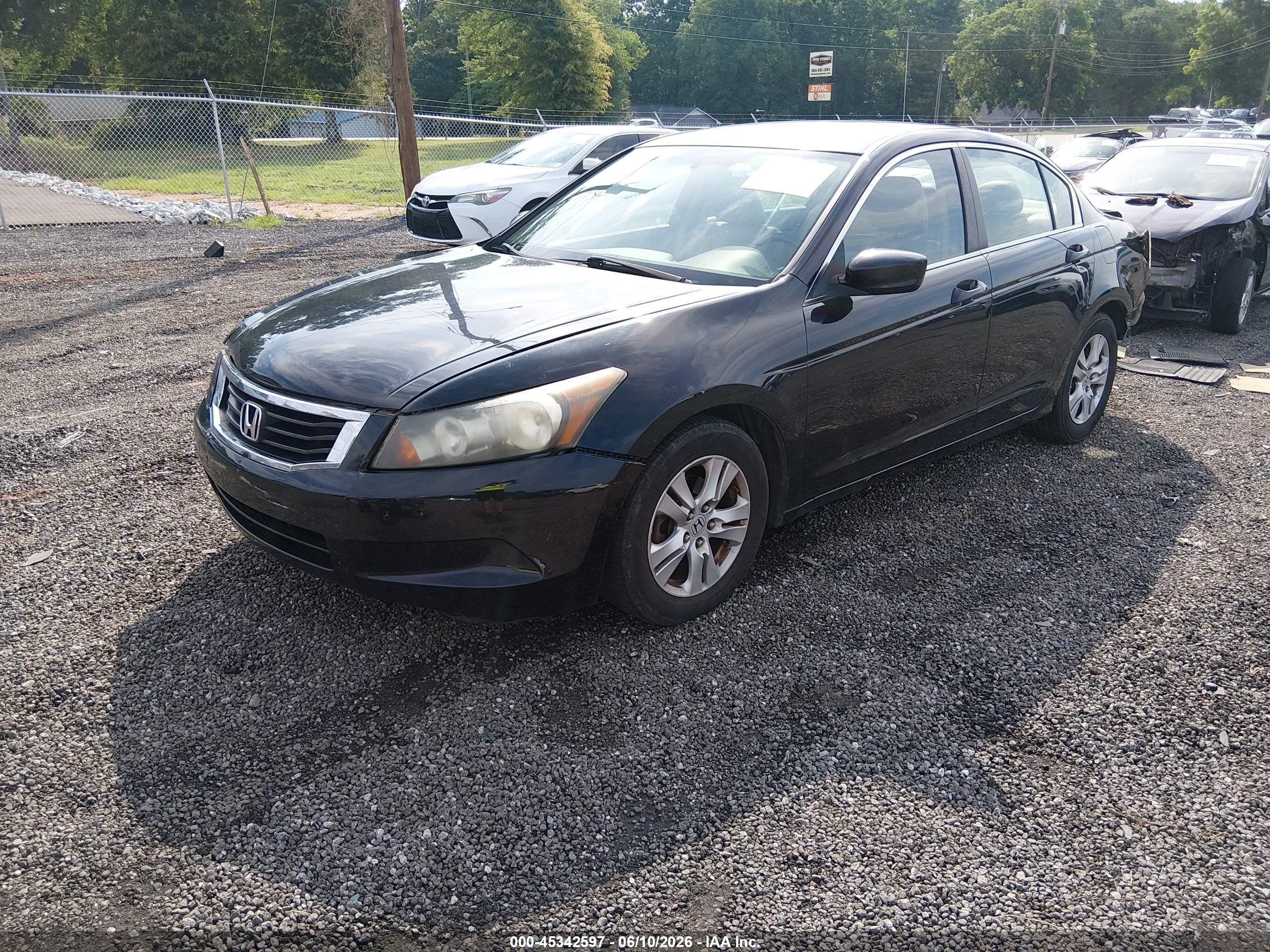 2010 Honda Accord 2.4 Lx-p Black vin: 1HGCP2F47AA064158