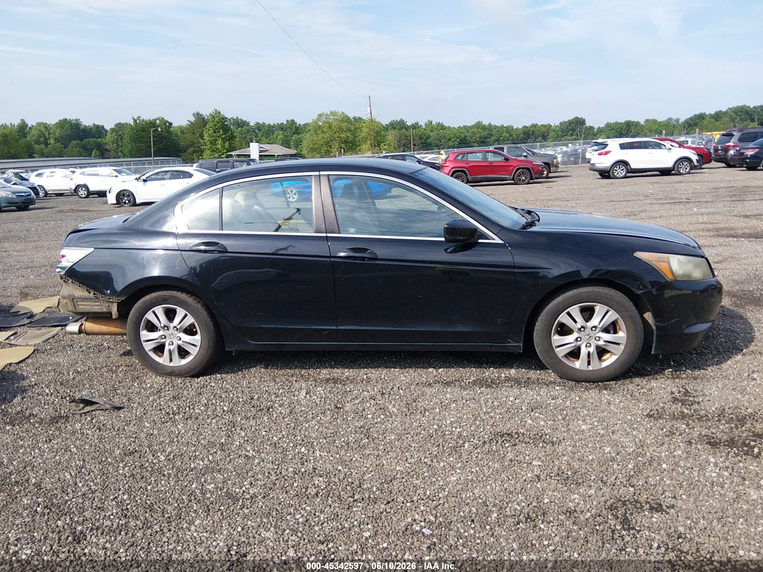 2010 Honda Accord 2.4 Lx-p Black vin: 1HGCP2F47AA064158