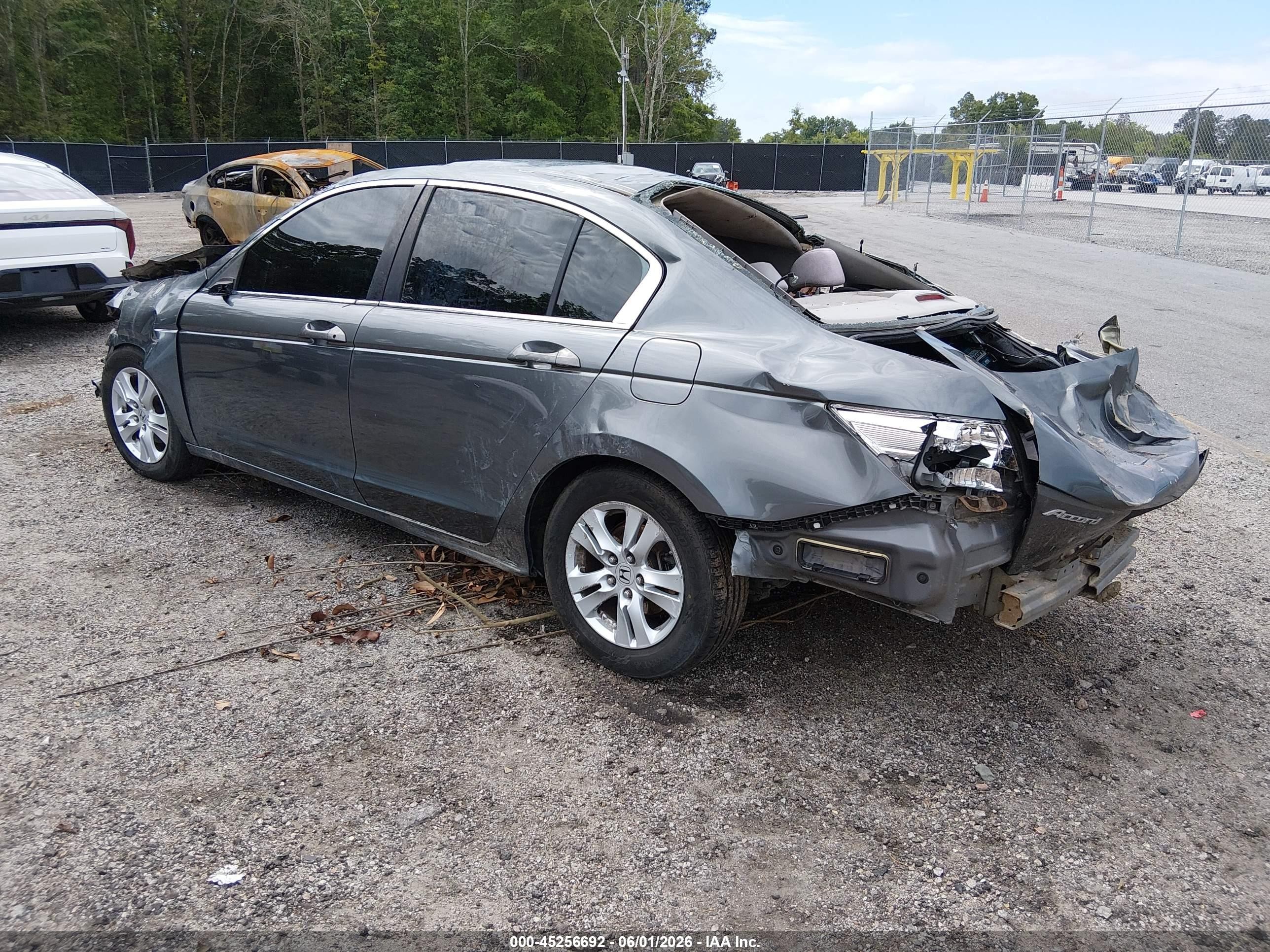2010 Honda Accord 2.4 Lx-p Gray vin: 1HGCP2F47AA066055