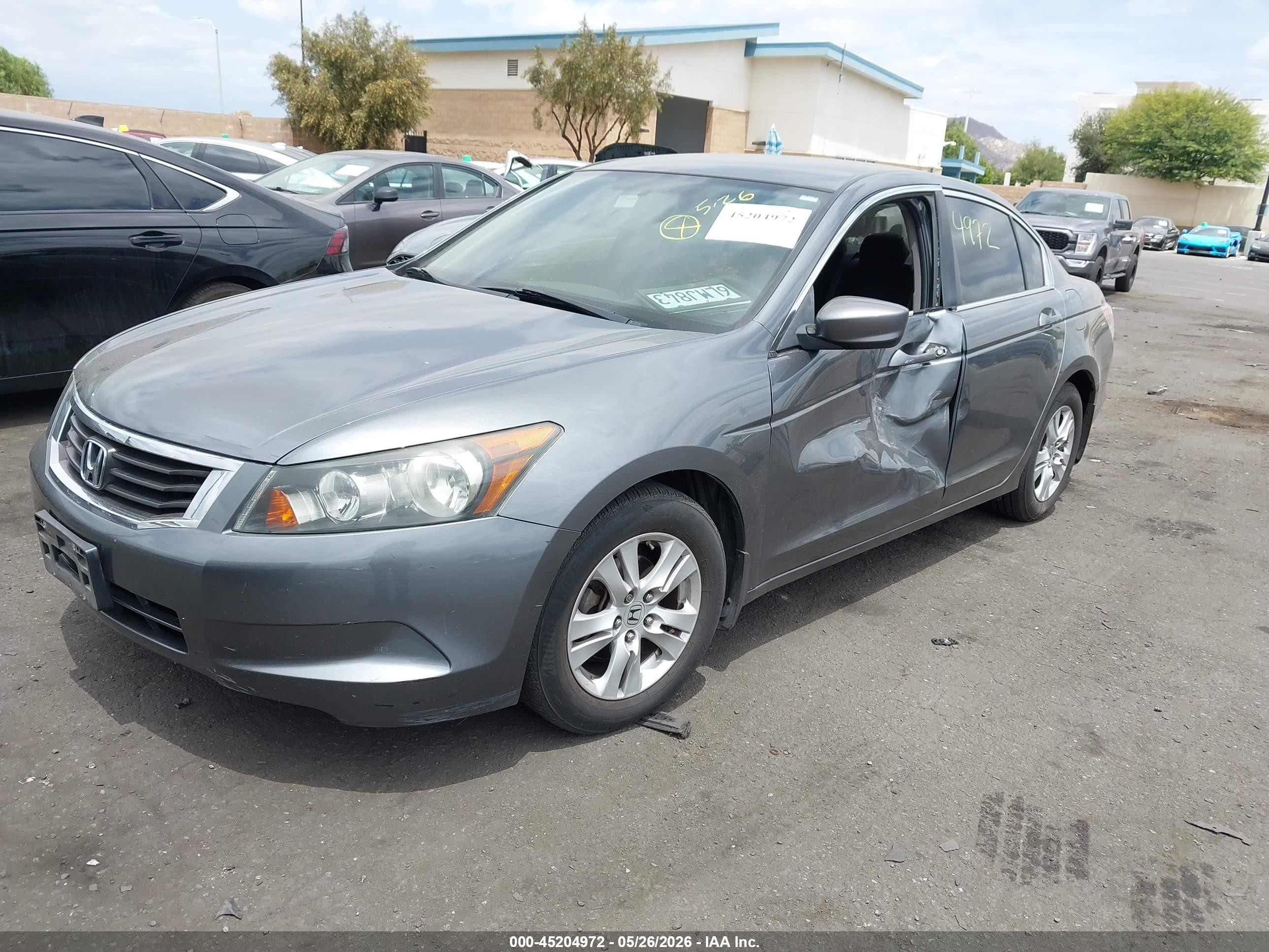 2010 Honda Accord 2.4 Lx-p Серый vin: 1HGCP2F47AA079601