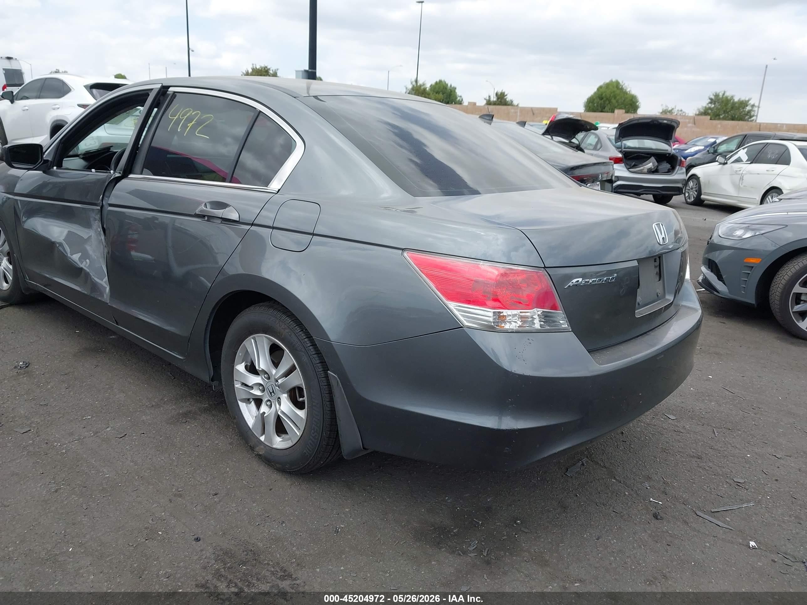 2010 Honda Accord 2.4 Lx-p Серый vin: 1HGCP2F47AA079601