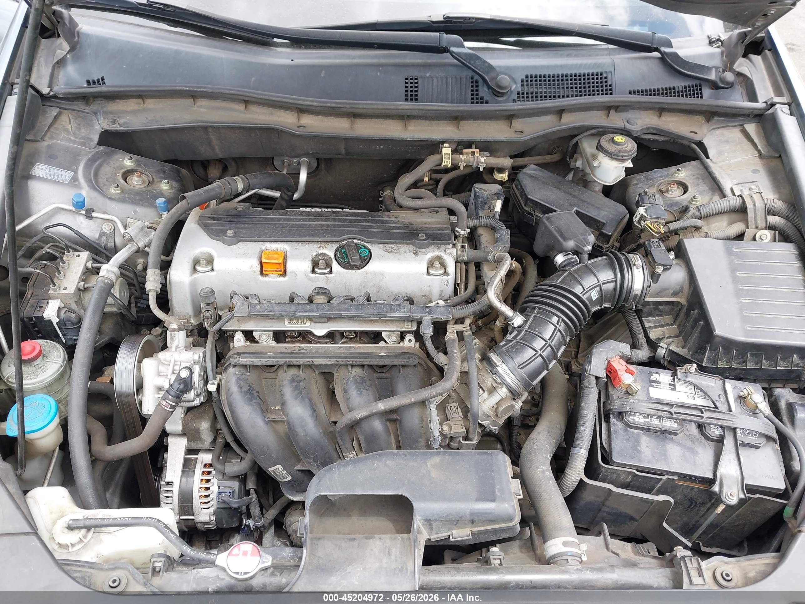 2010 Honda Accord 2.4 Lx-p Серый vin: 1HGCP2F47AA079601